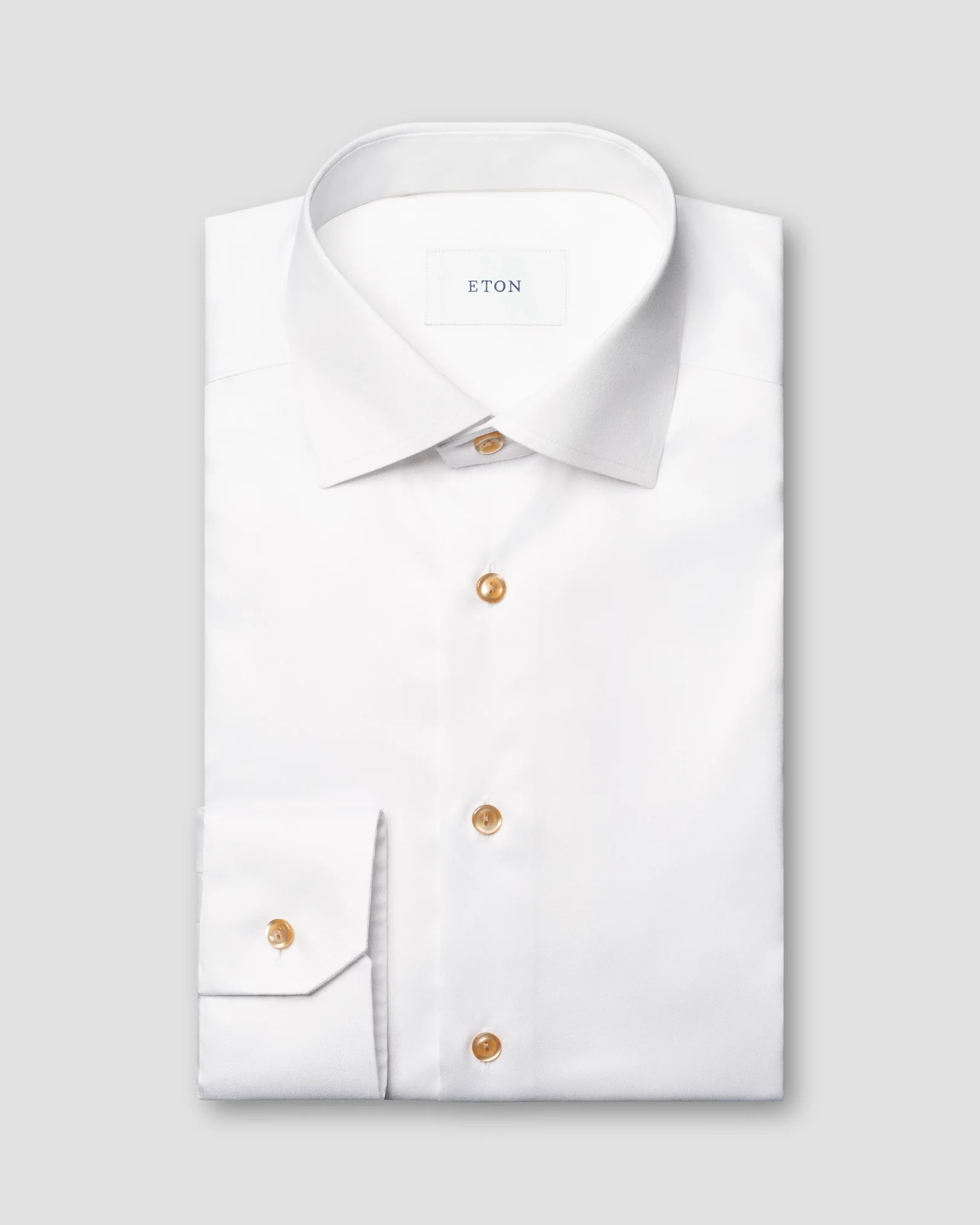 Eton - Hemd mit Twill-Effekt