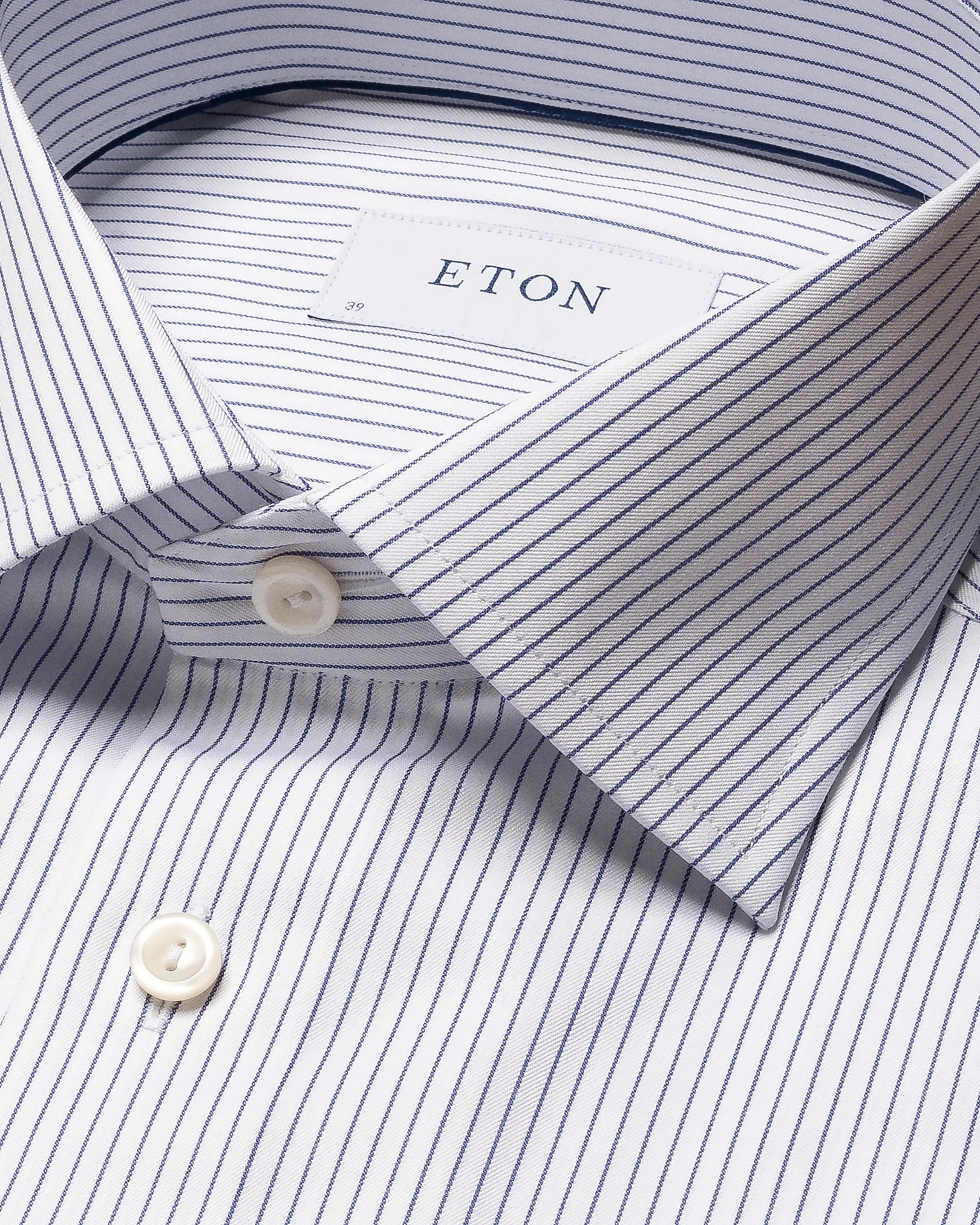 Eton - dark blue cottonlyocell cut away single contemporary