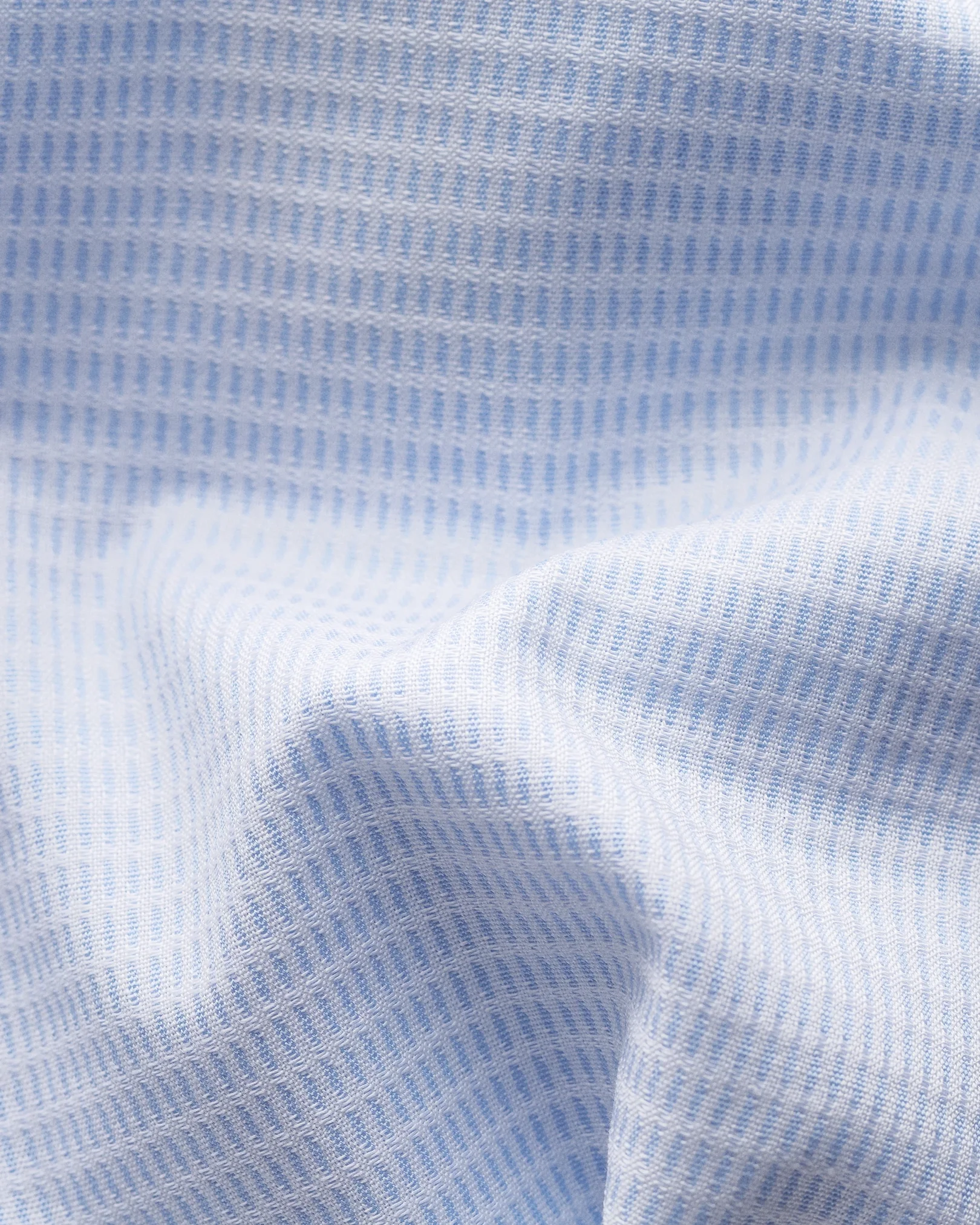 Eton - light blue micro woven shirt