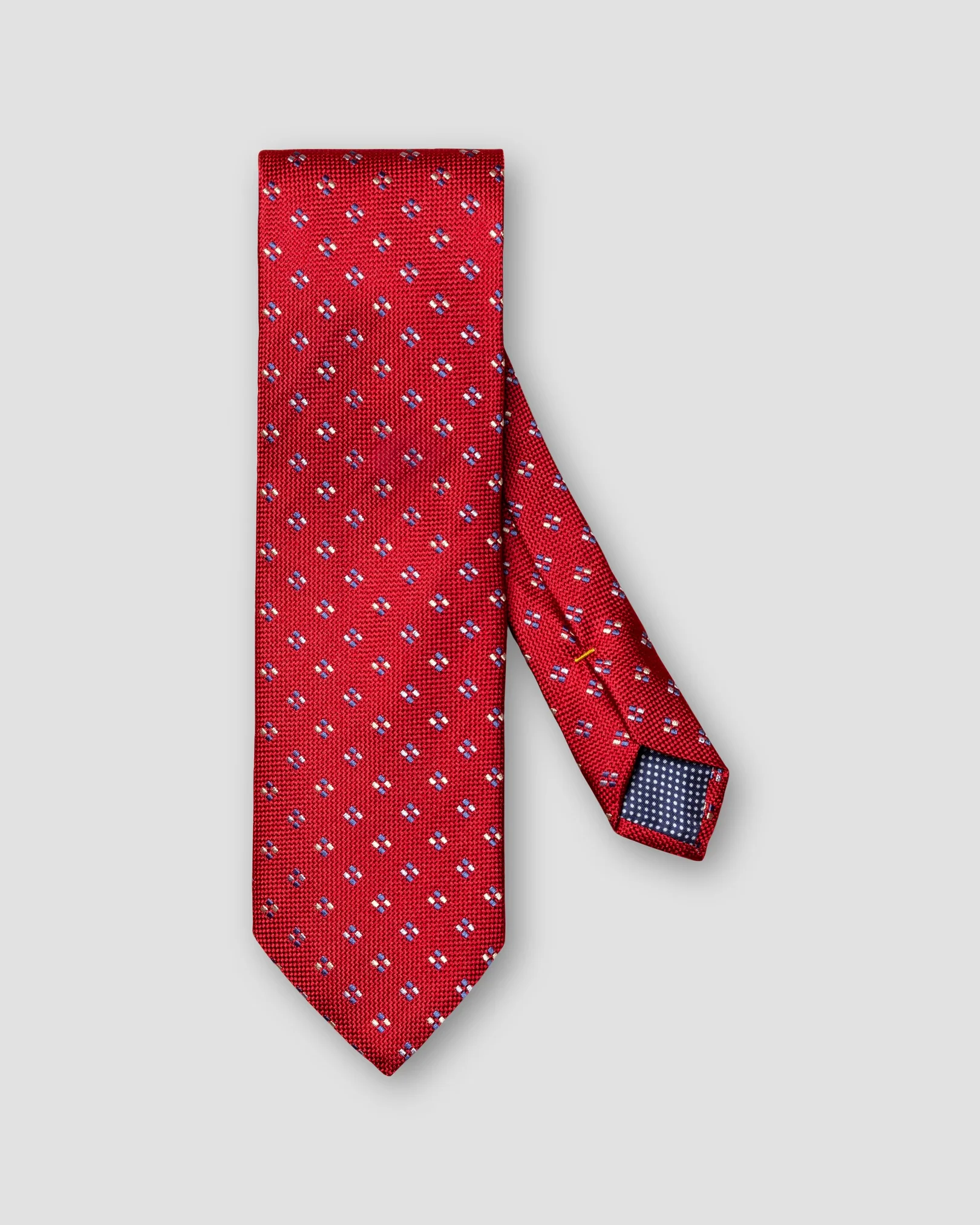 Eton - dark red panama tie