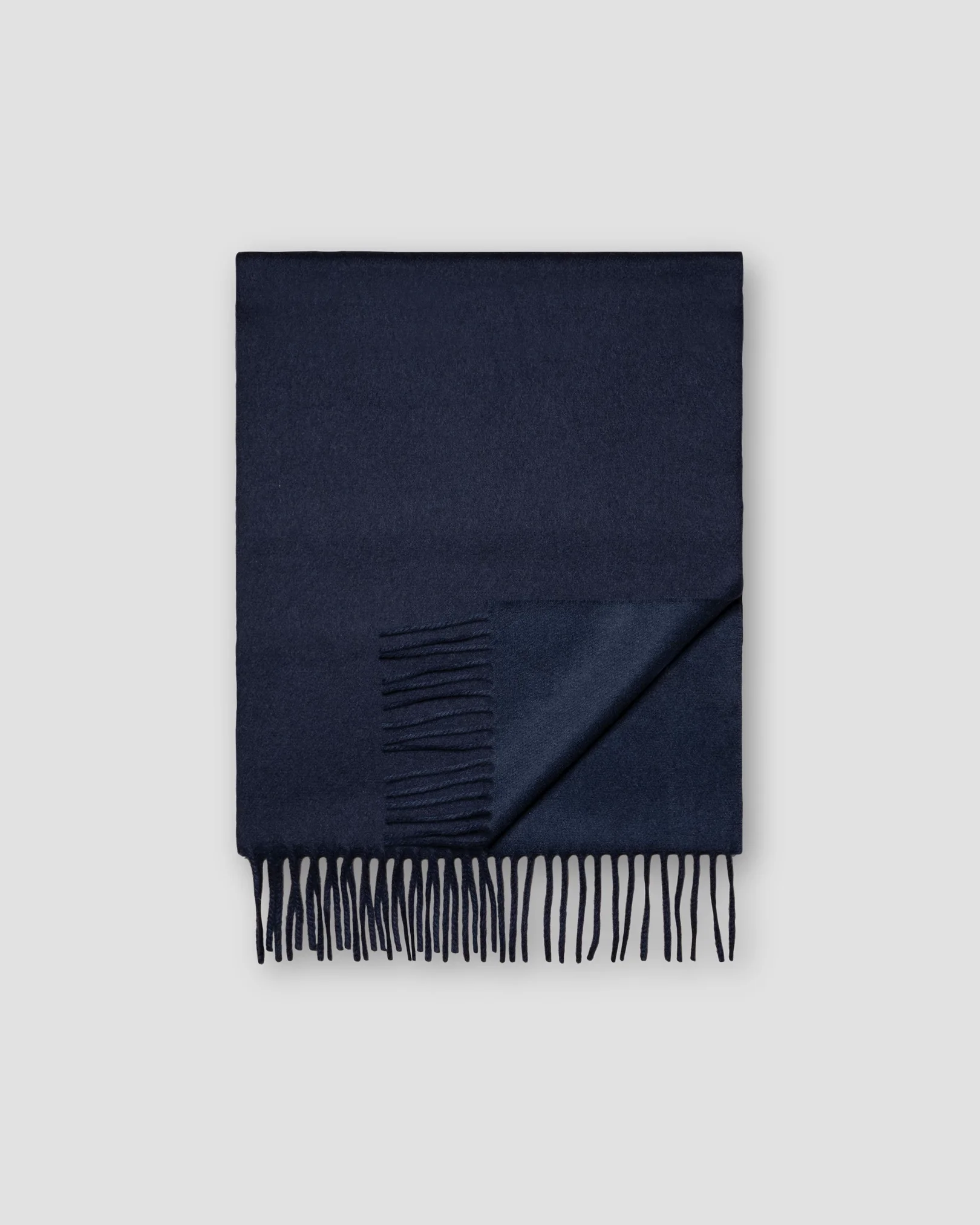 Eton - two face navy blue cashmere
