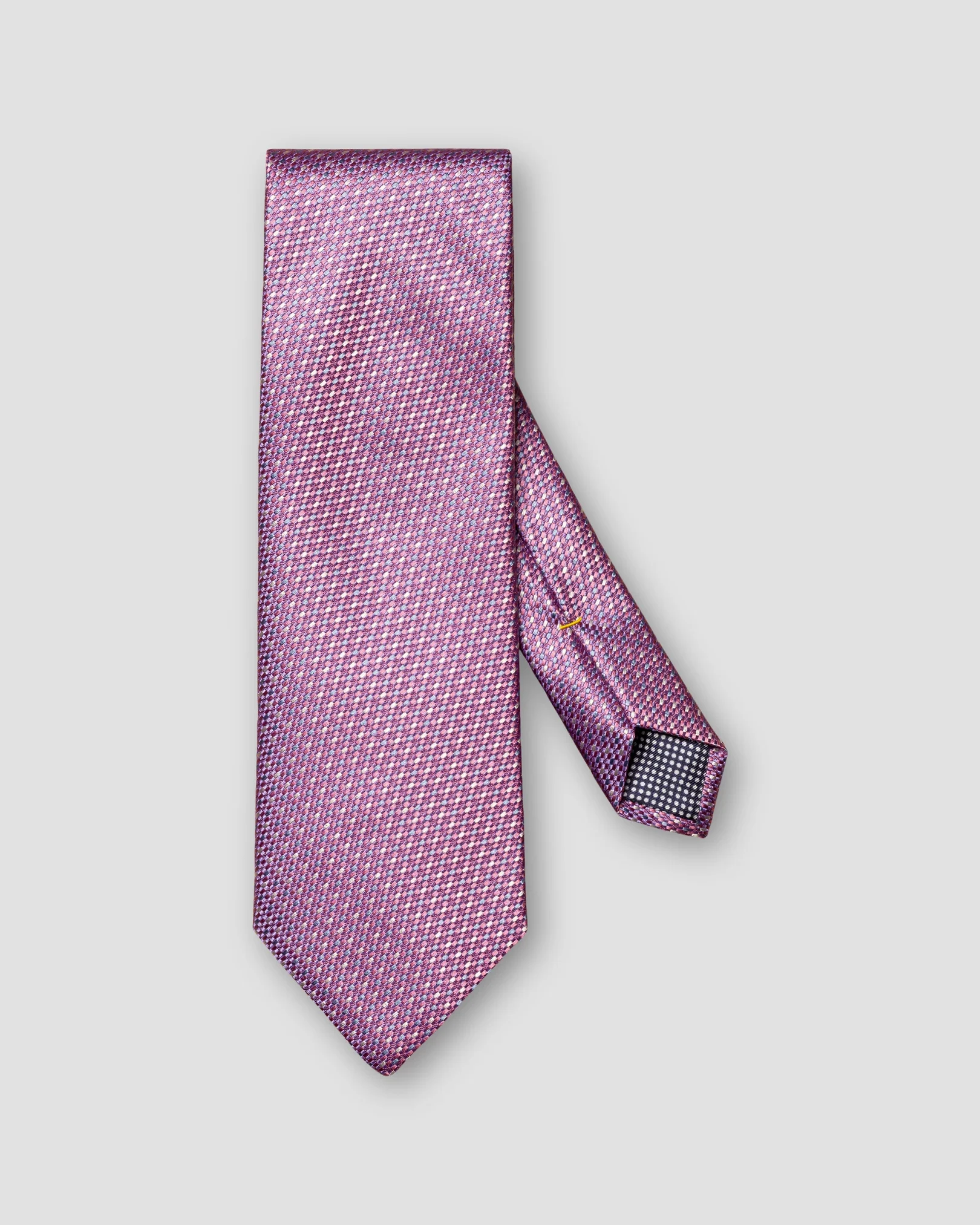 Eton - dark purple multi colored tie