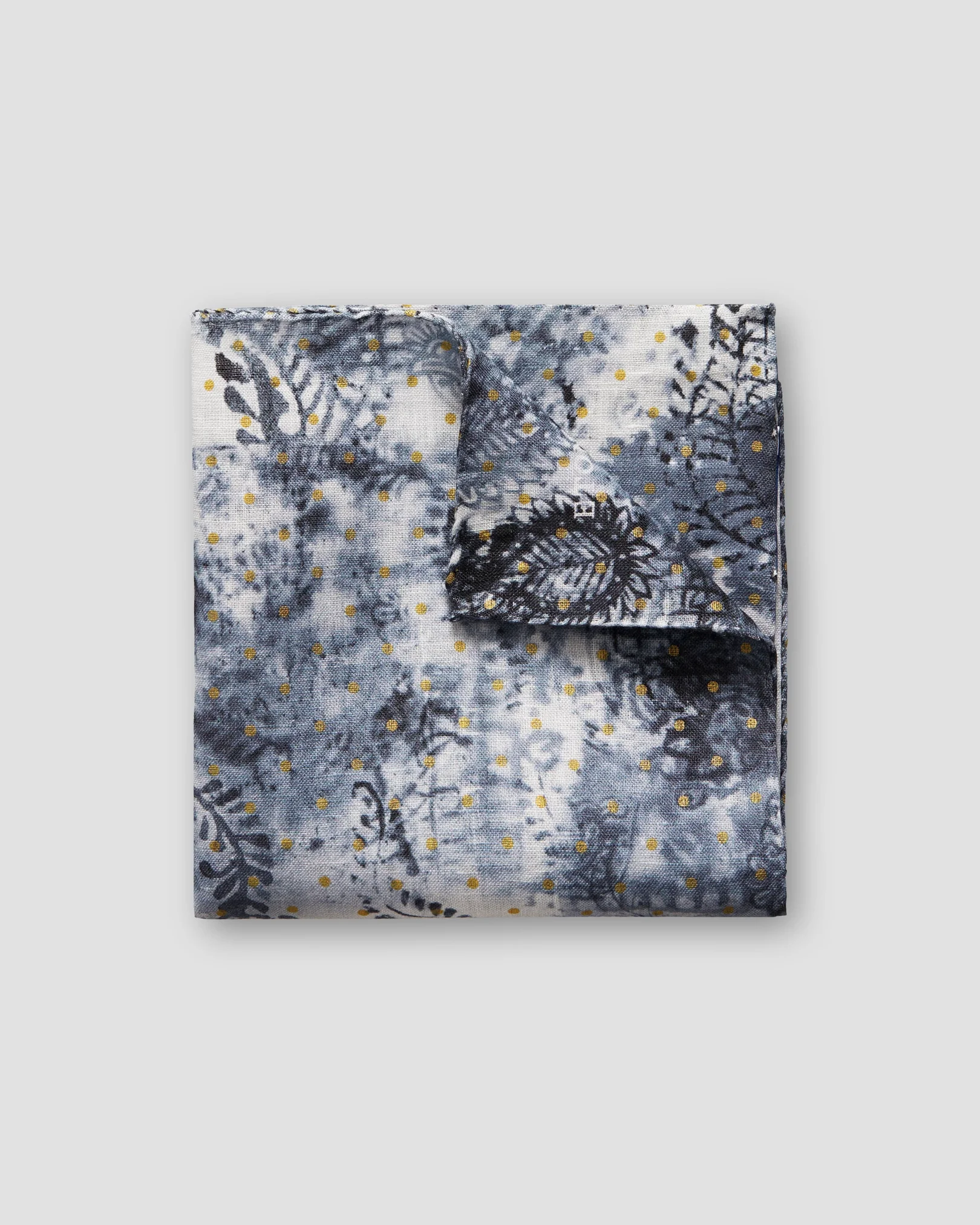 Eton - Grey dotted pocket square