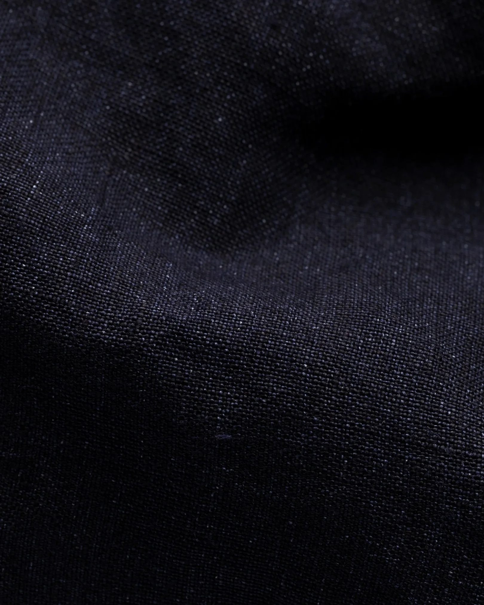 Eton - navy blue linen overshirt