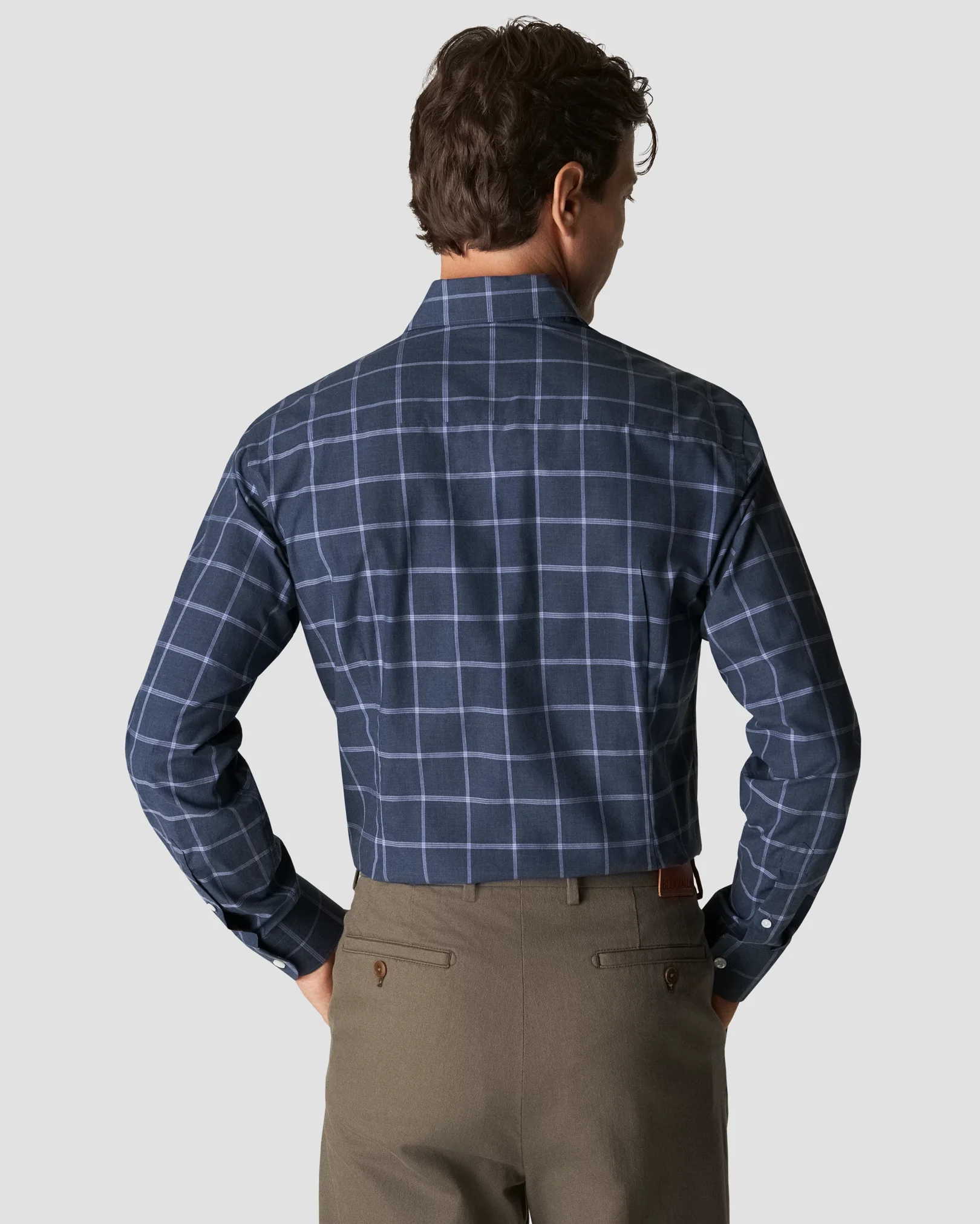 Eton - navy blue twill melange
