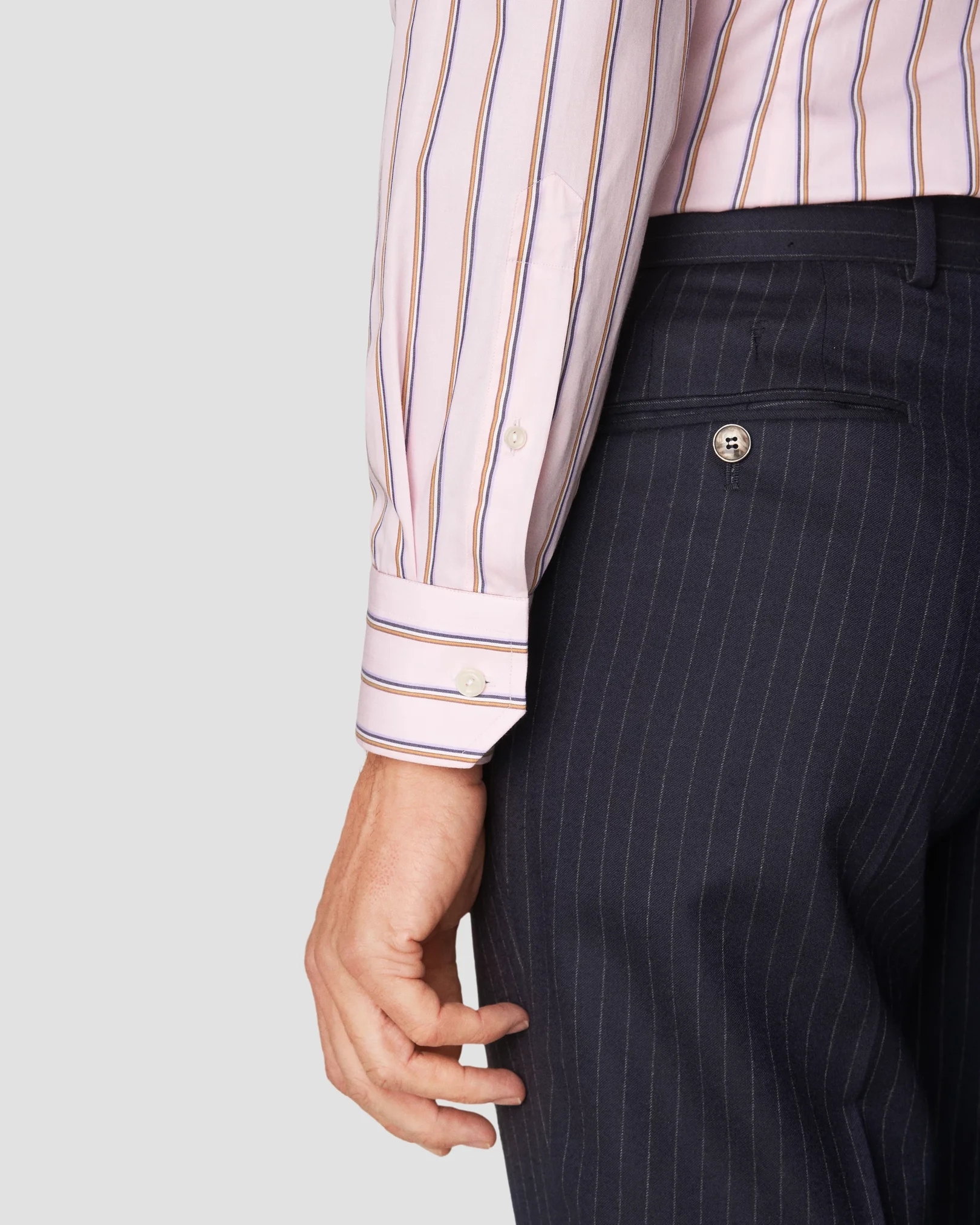 Eton - pink fine twill