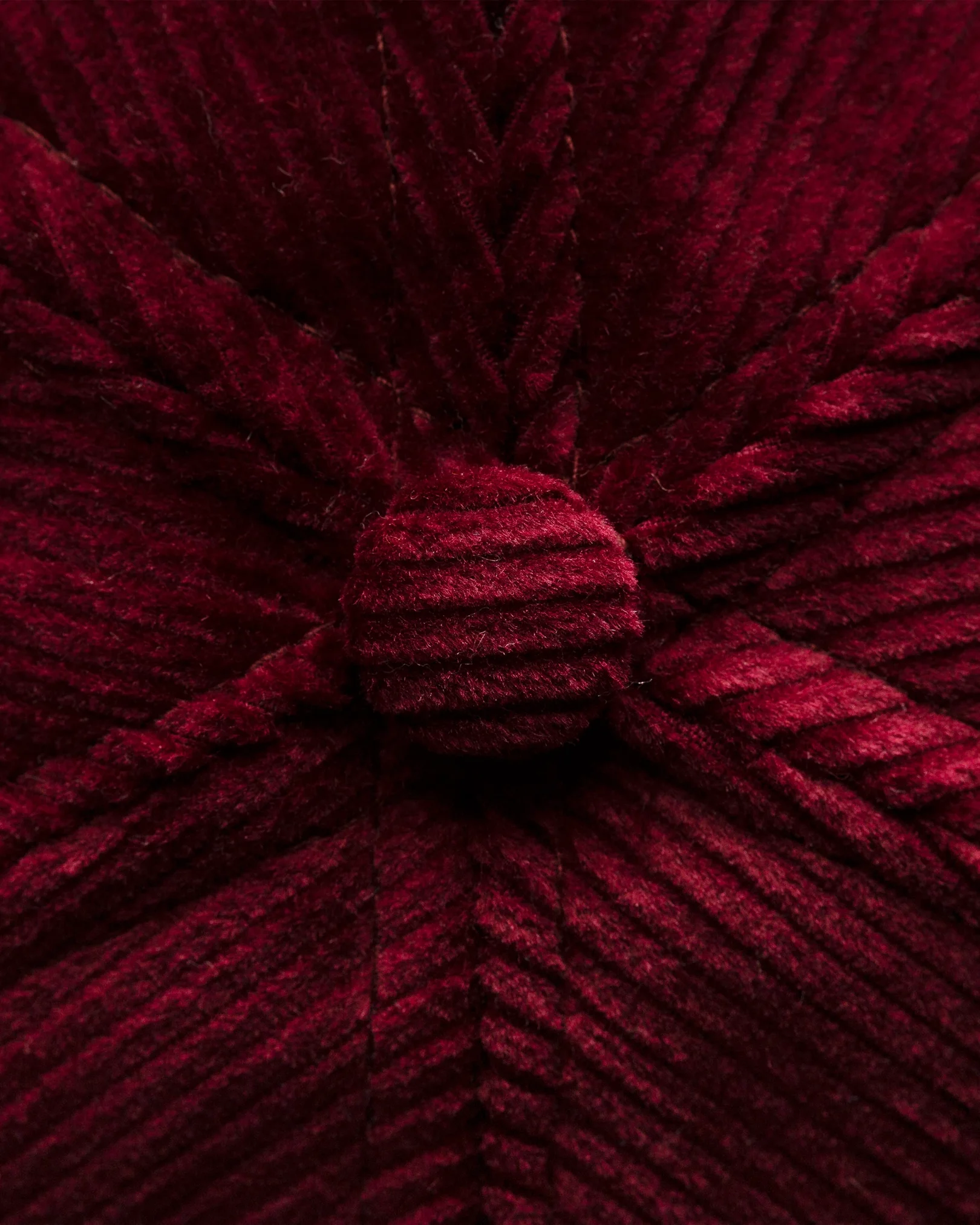 Eton - burgundy corduroy baseball cap