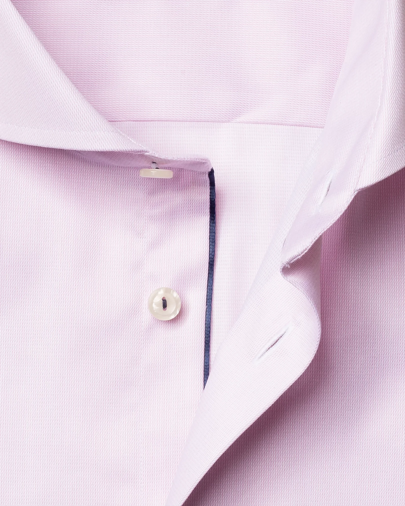 Eton - pink royal twill shirt extreme cut away