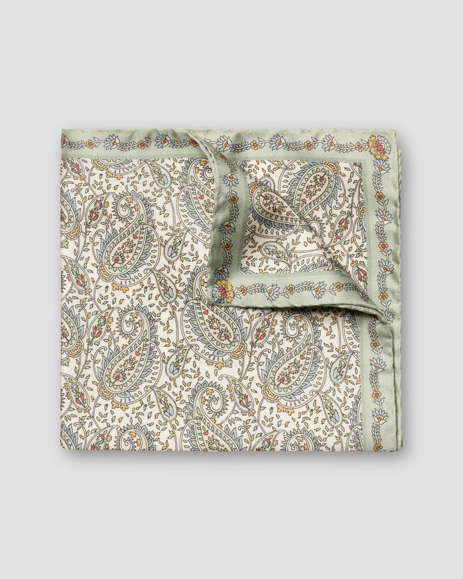 Eton - light green classic pocket square