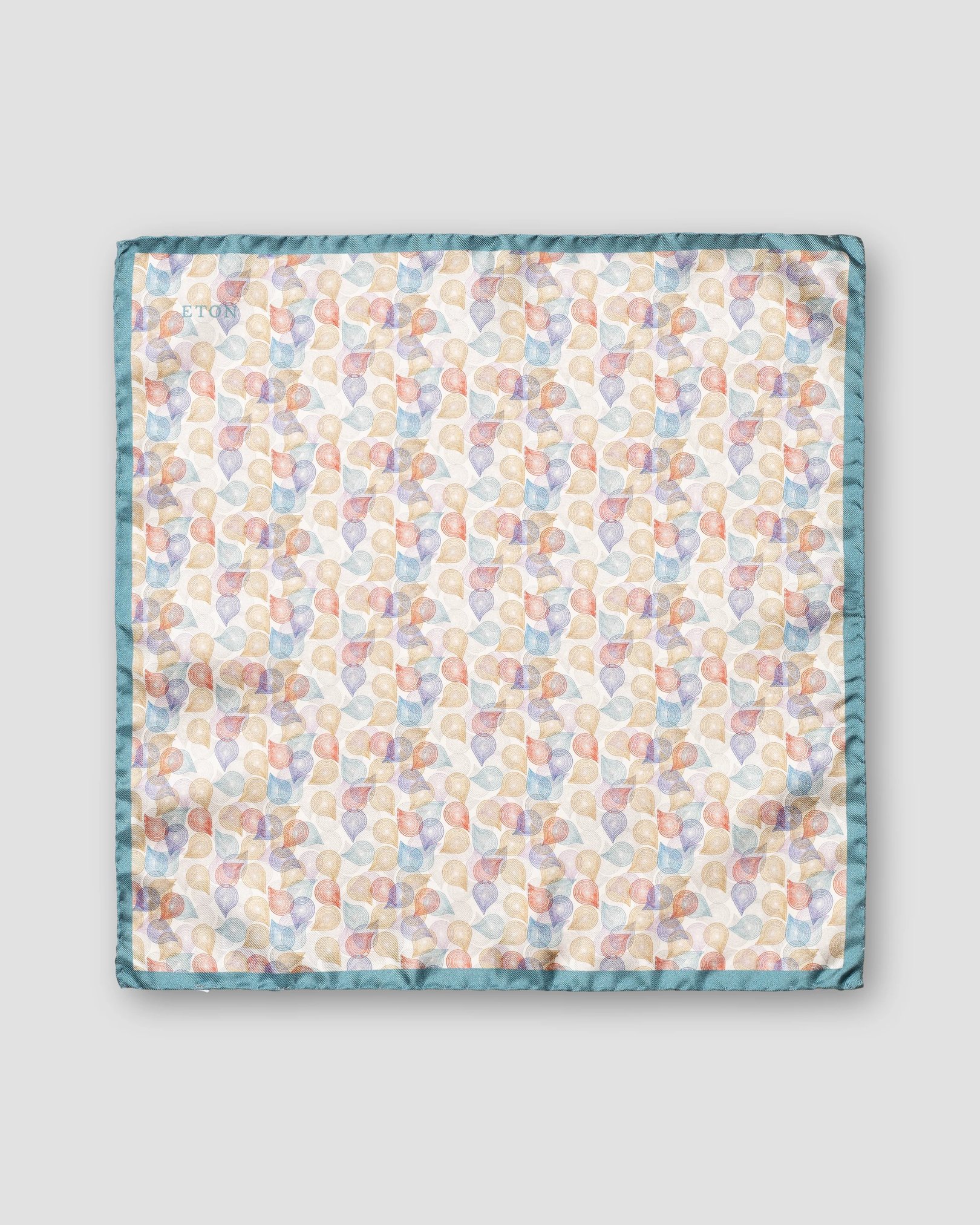 Eton - mid blue panama pattern