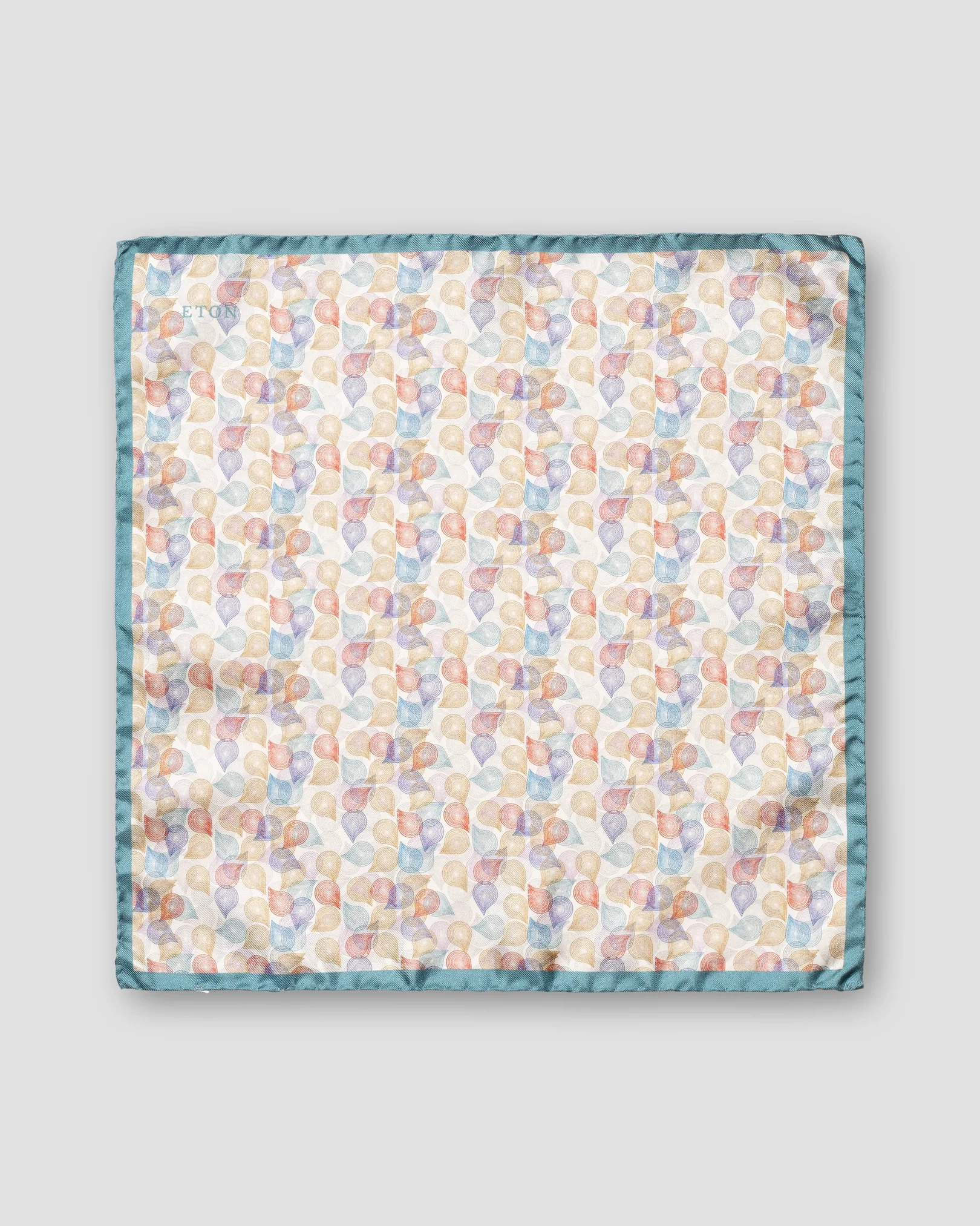 Eton - mid blue panama pattern