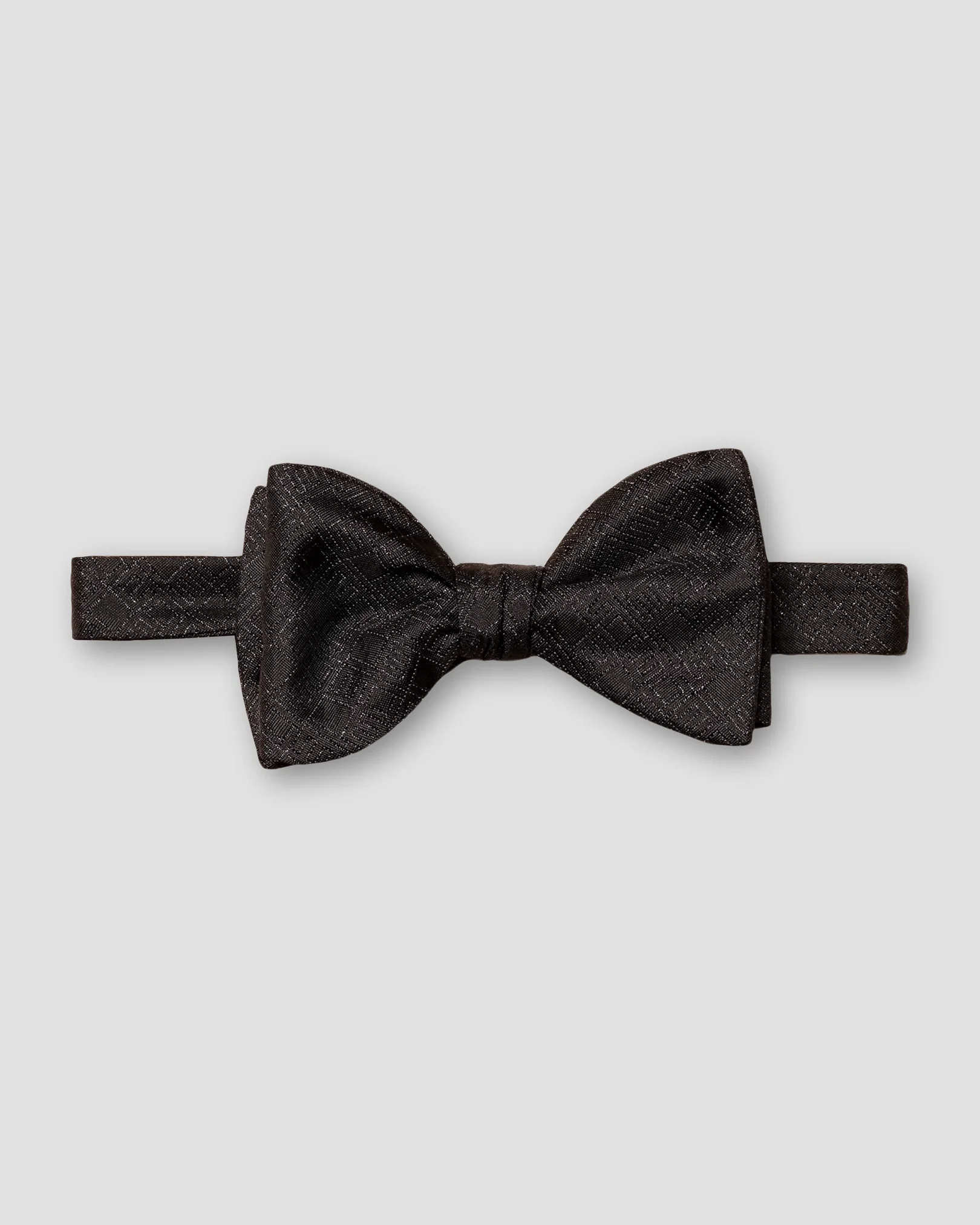 Eton - black e printed bowtie