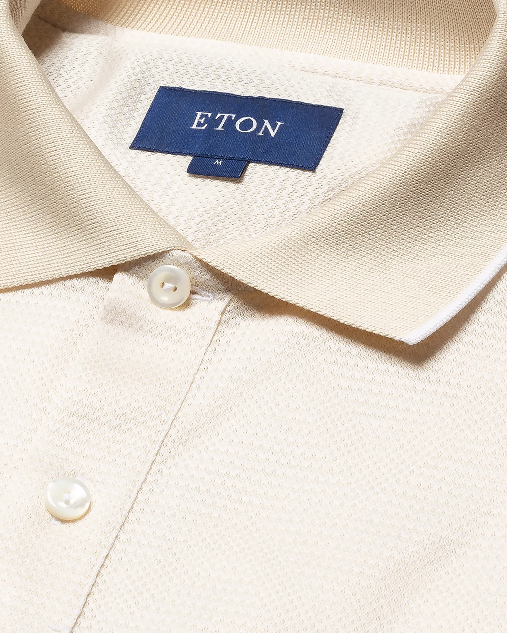 Eton - white knit jacquard