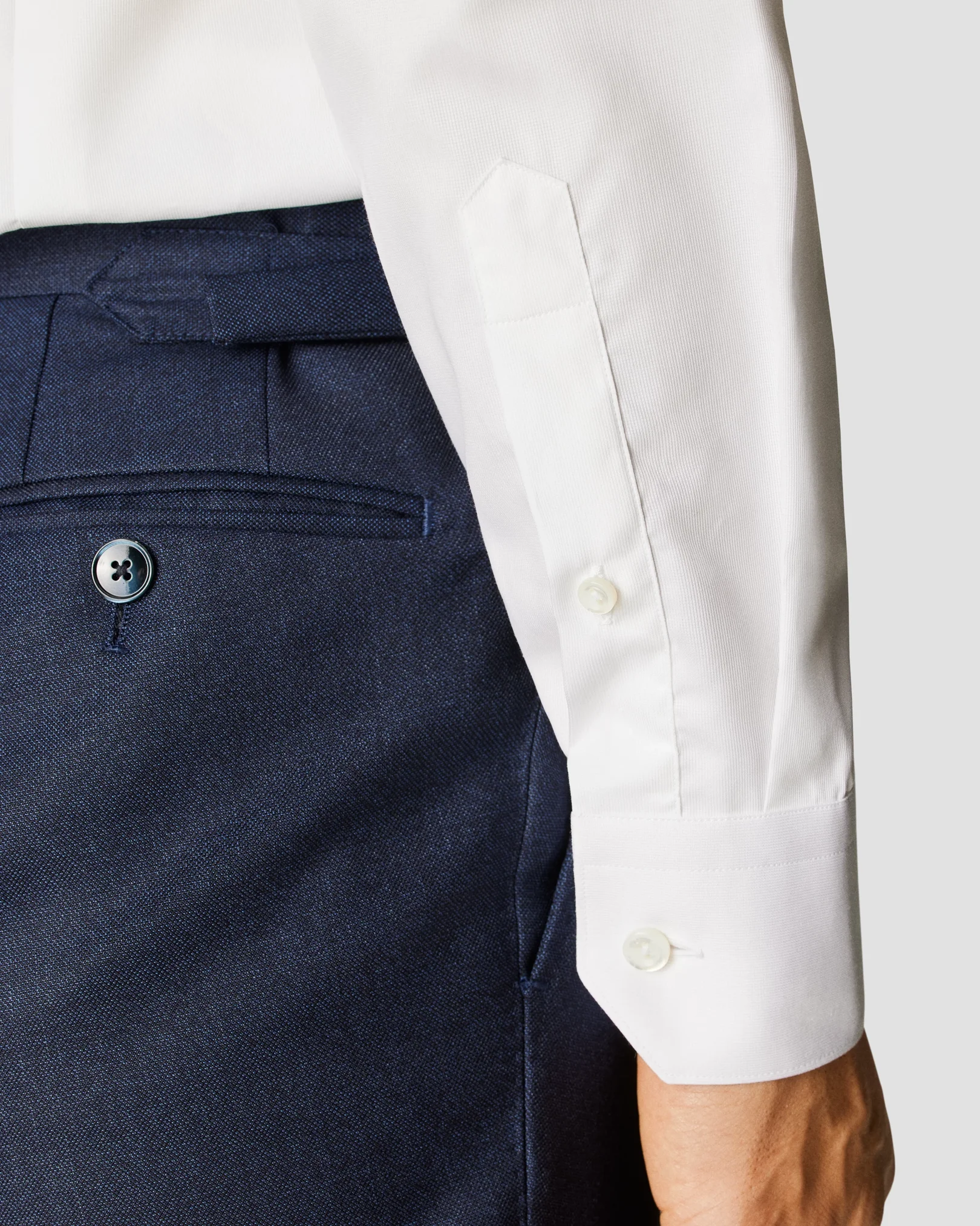 Eton - white fine pique