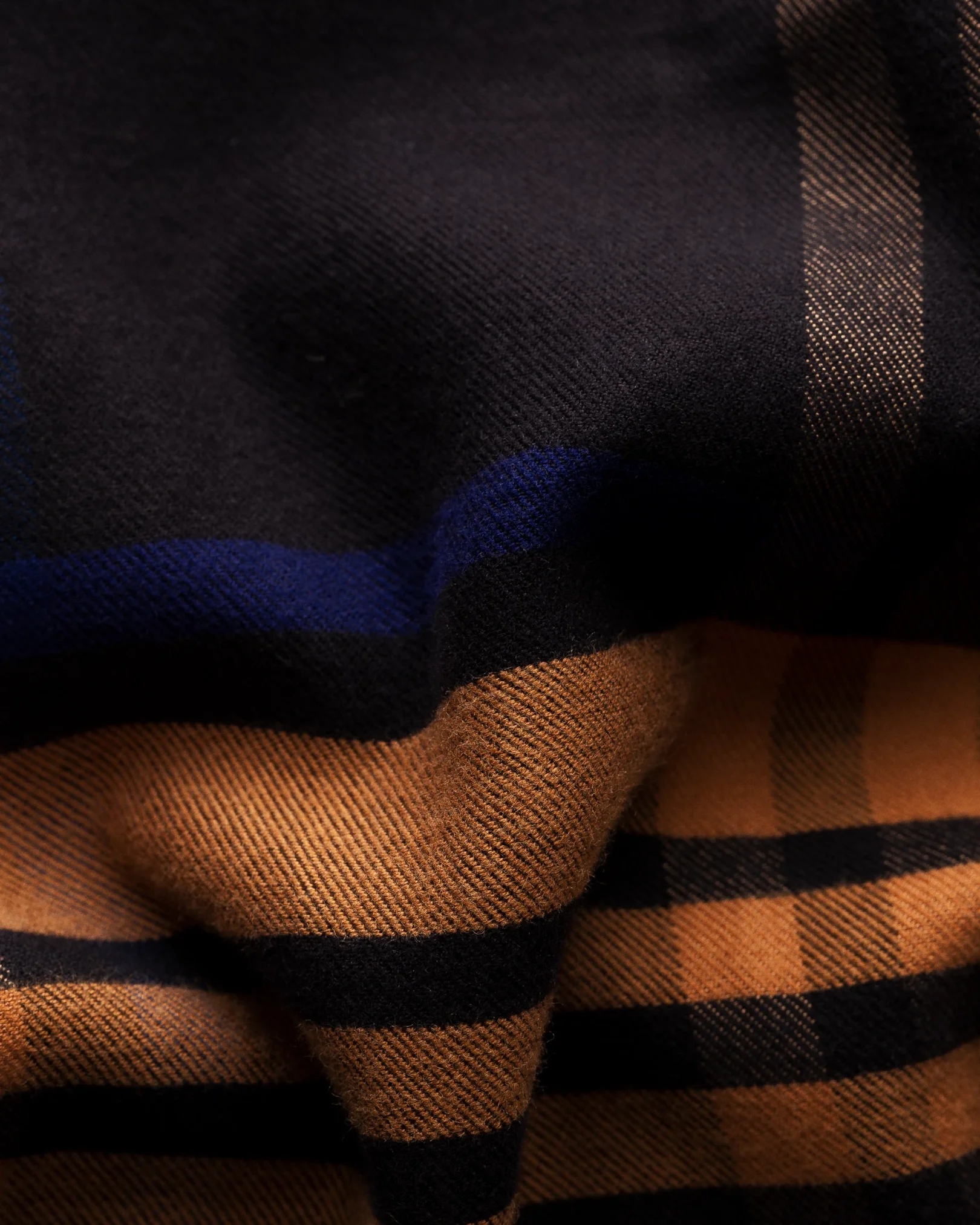 Eton - bold plaid cotton tencel tm flannel shirt