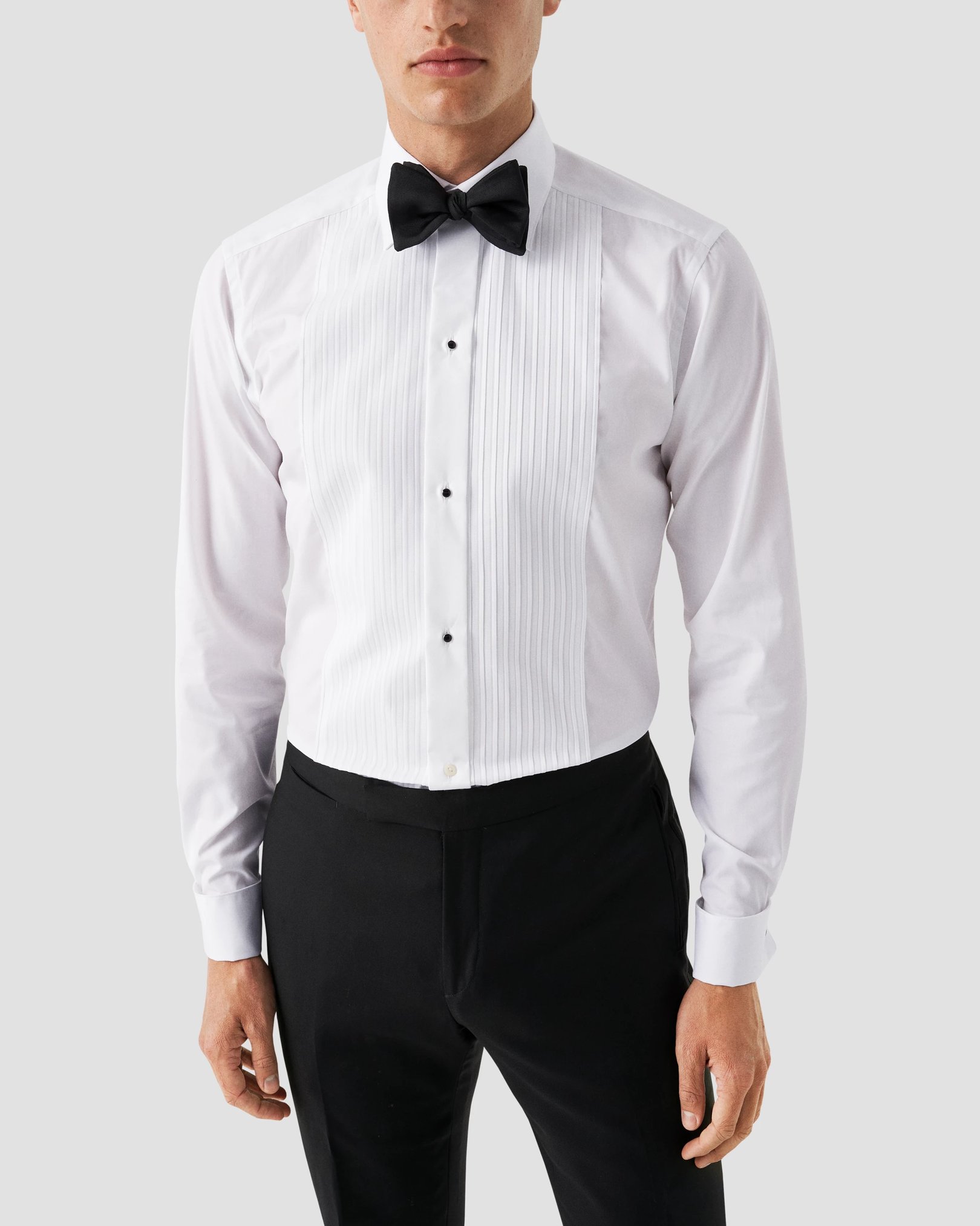 Eton - Chemise de gala à plastron plissé