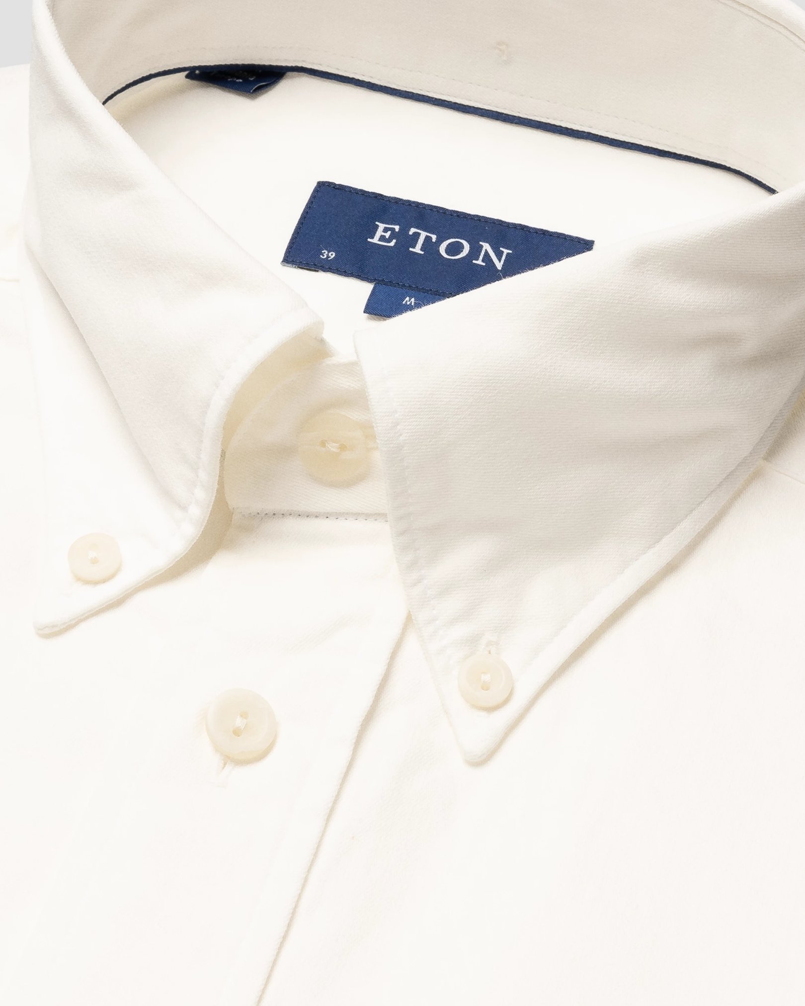 Eton - off white heavy twill denim