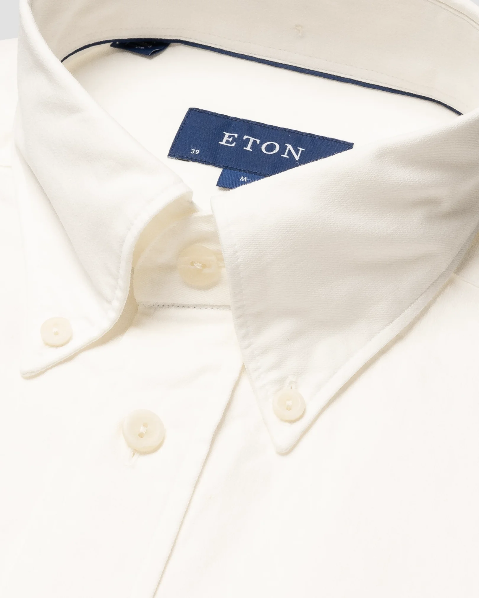 Eton - off white heavy twill denim