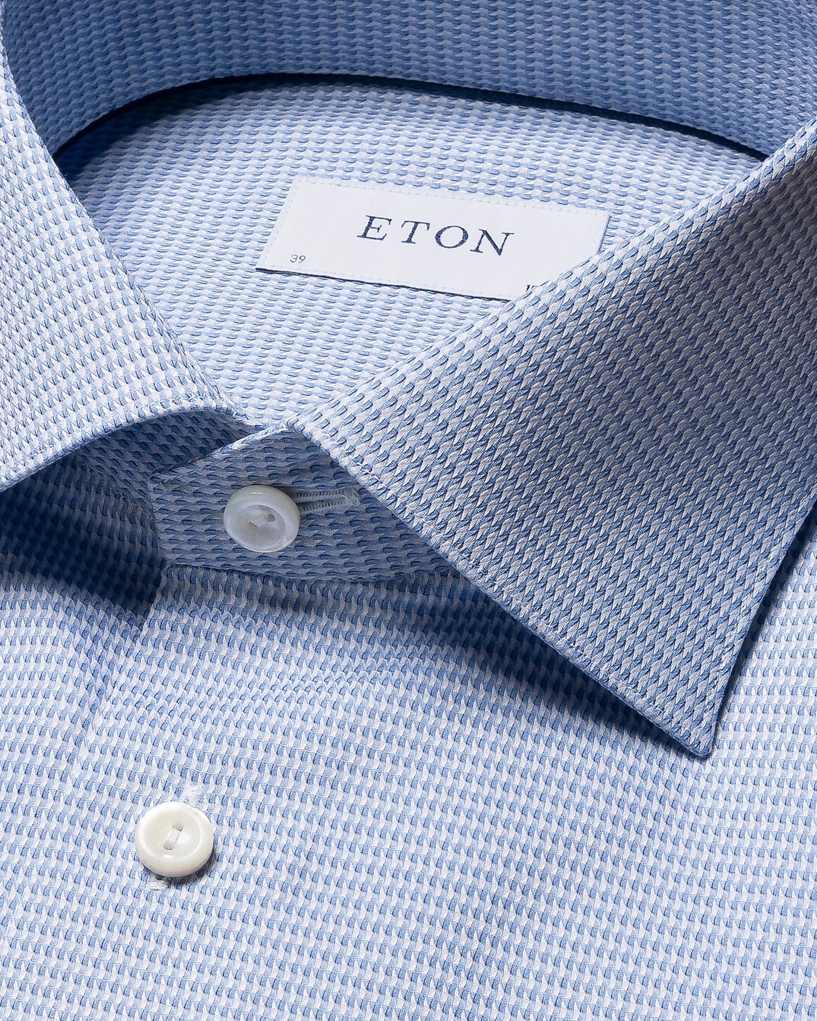 Eton - light blue elevated piquet