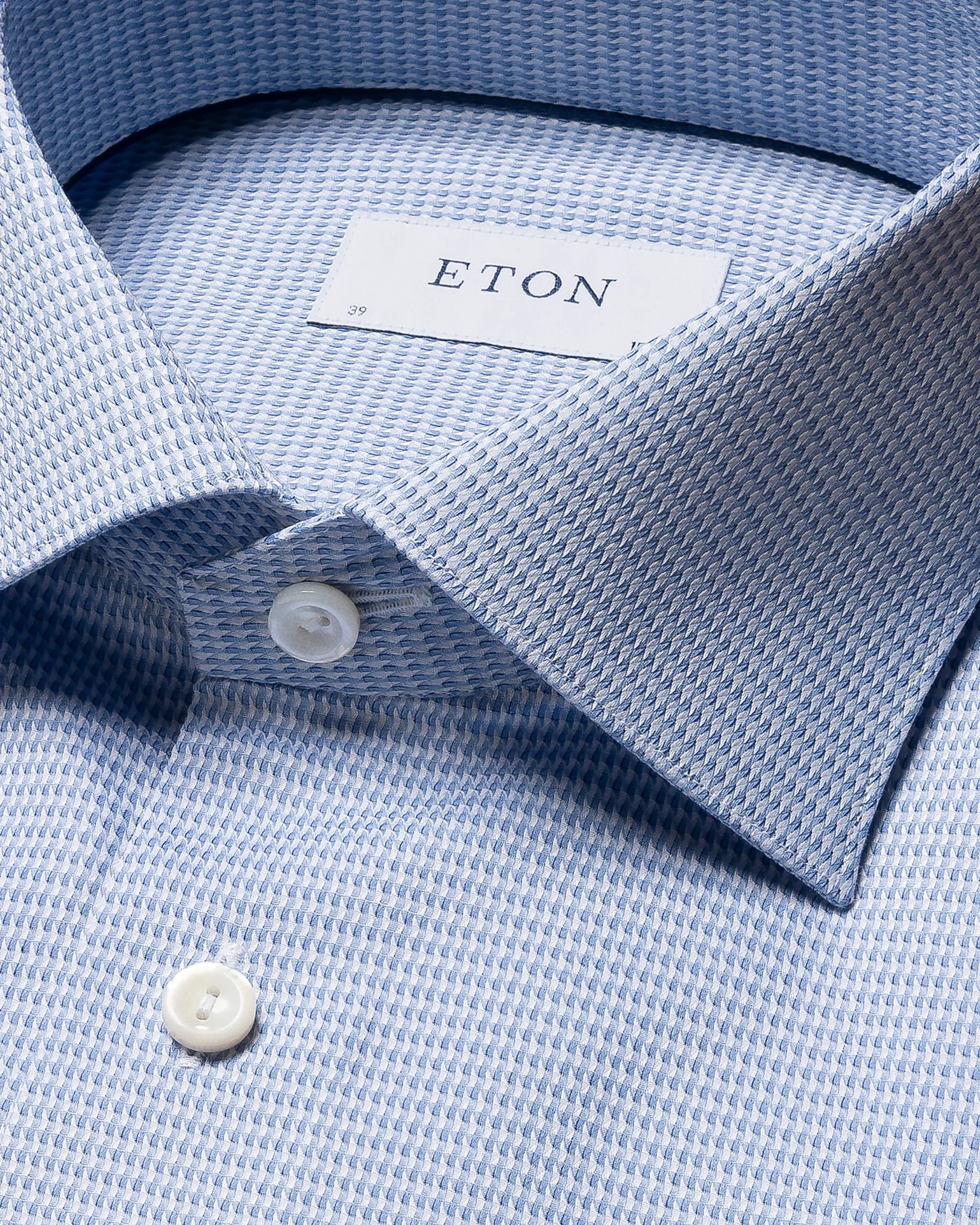 Eton - light blue elevated piquet