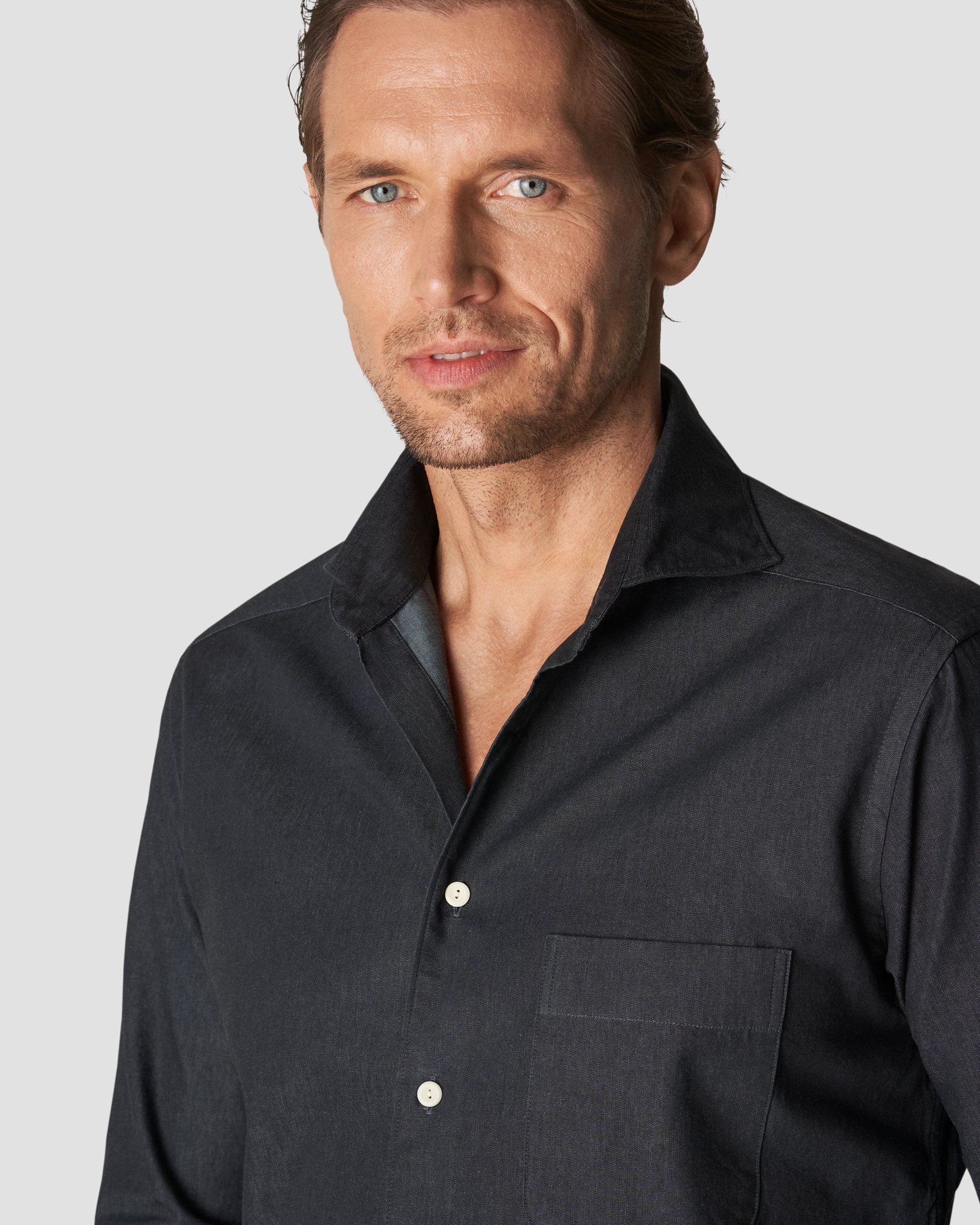 Eton - black heavy twill