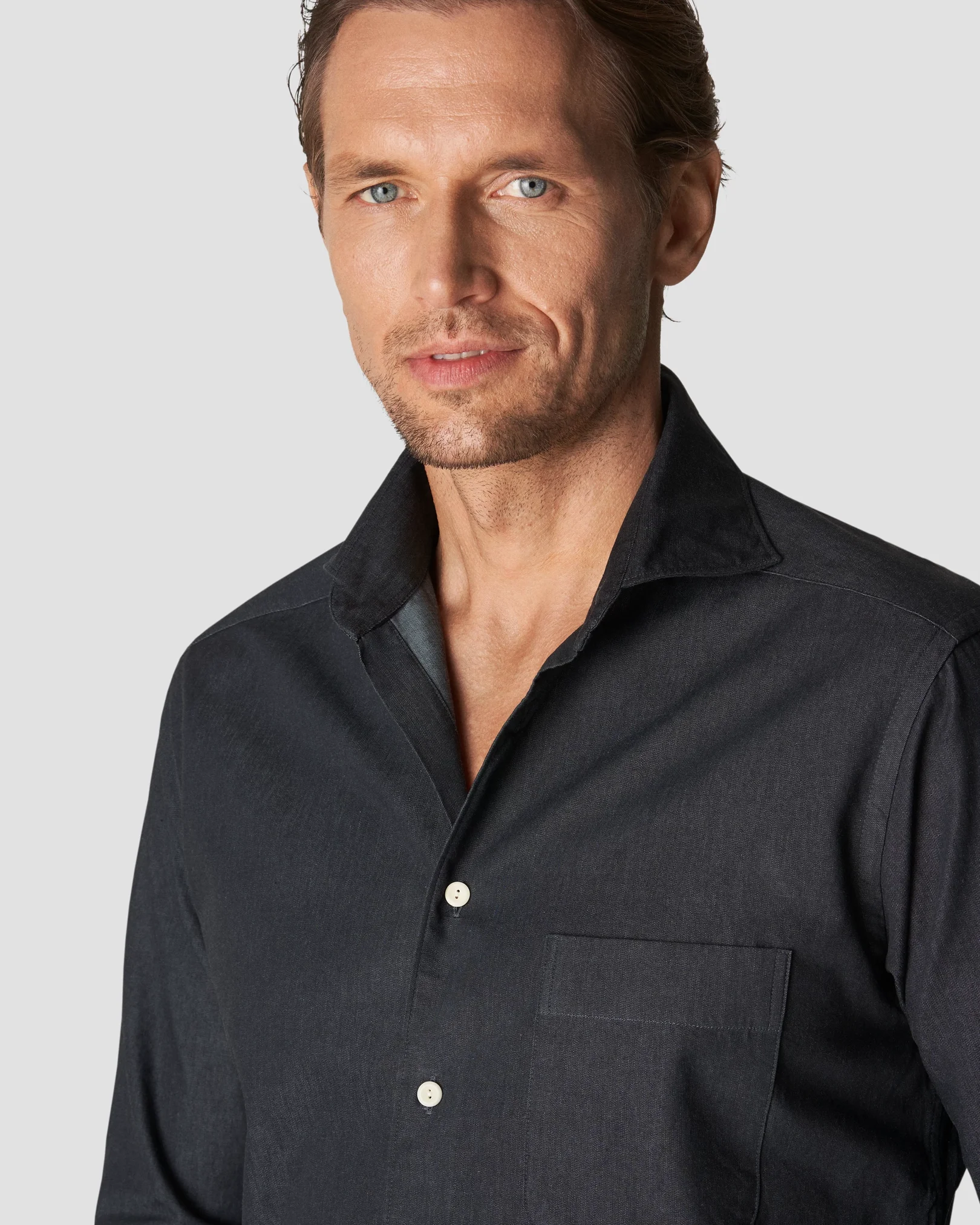 Eton - black heavy twill