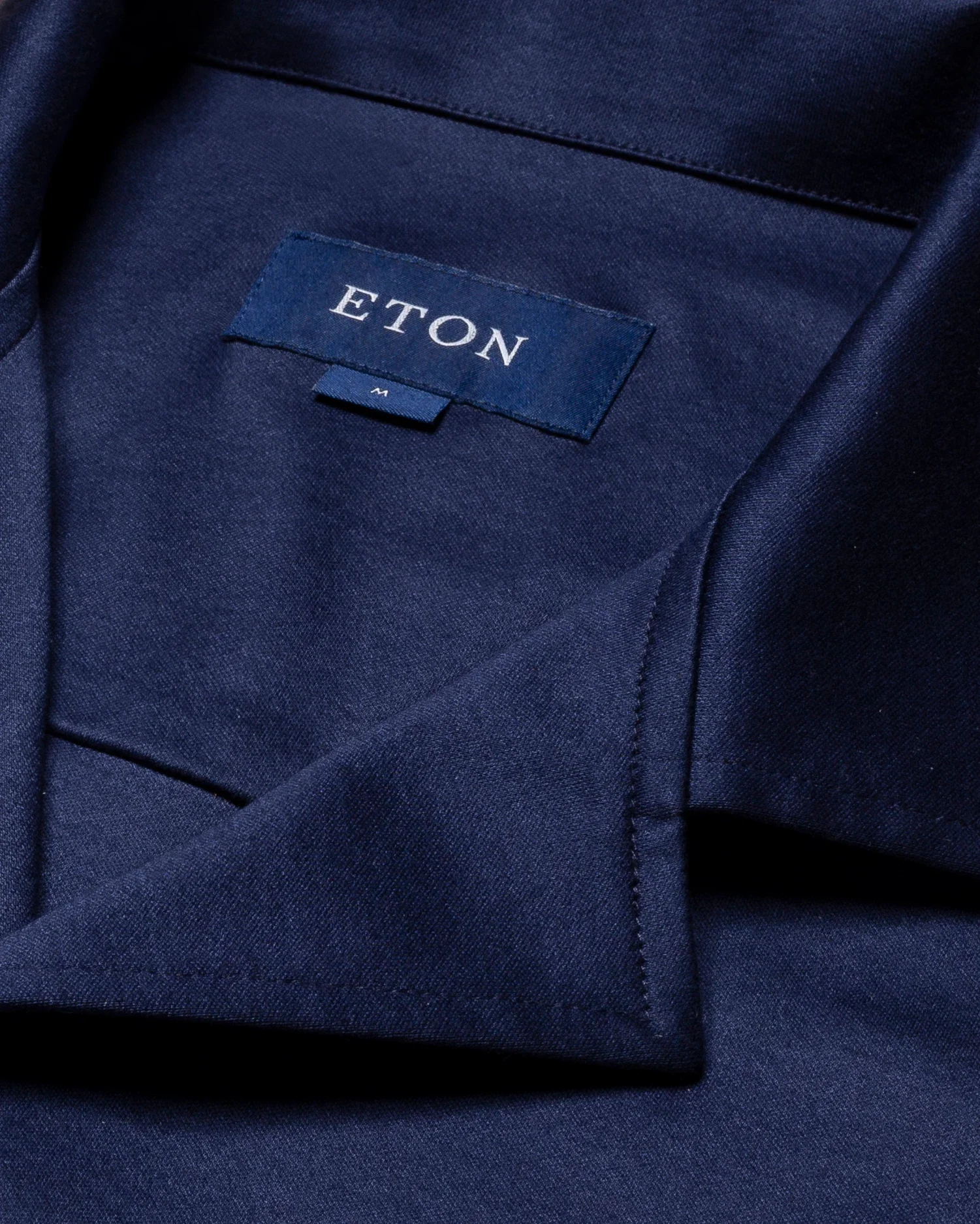 Eton - blue filo di scozia resort shirt