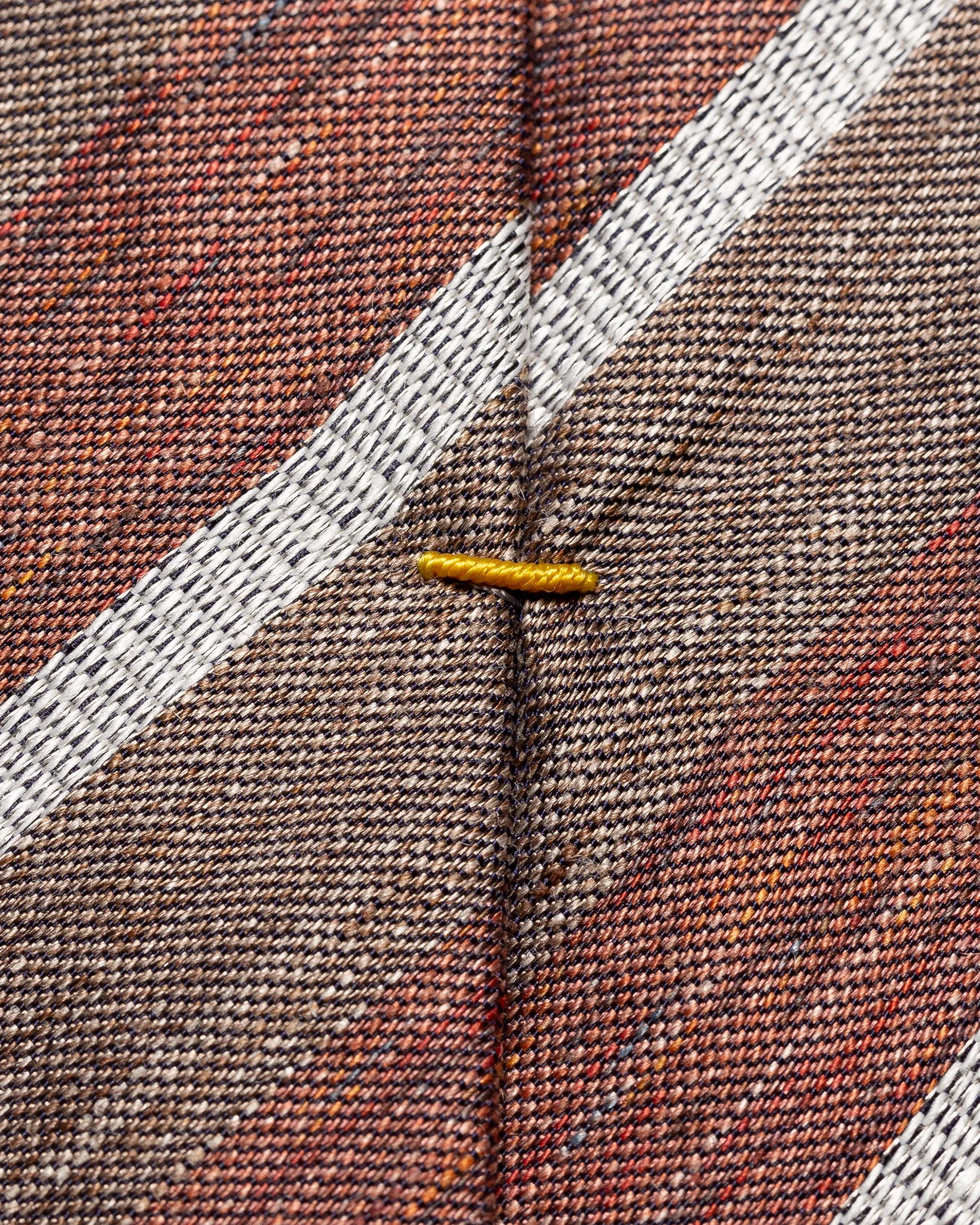 Eton - dark brown regimental stripes