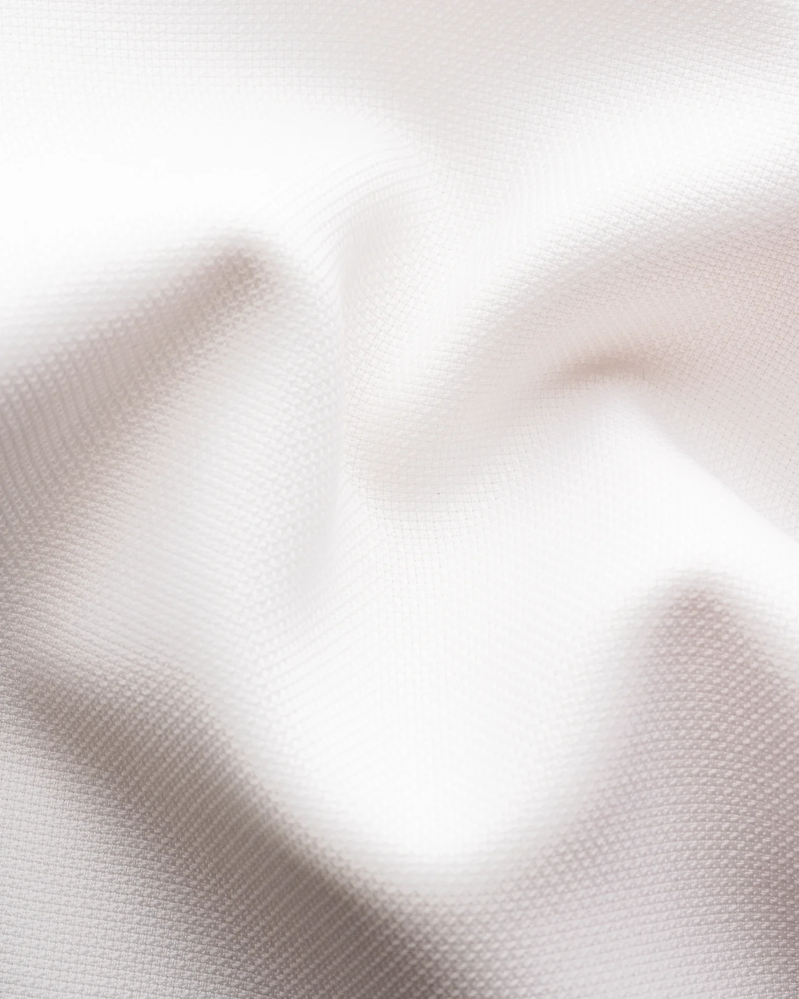 Eton - white royal weave shirt