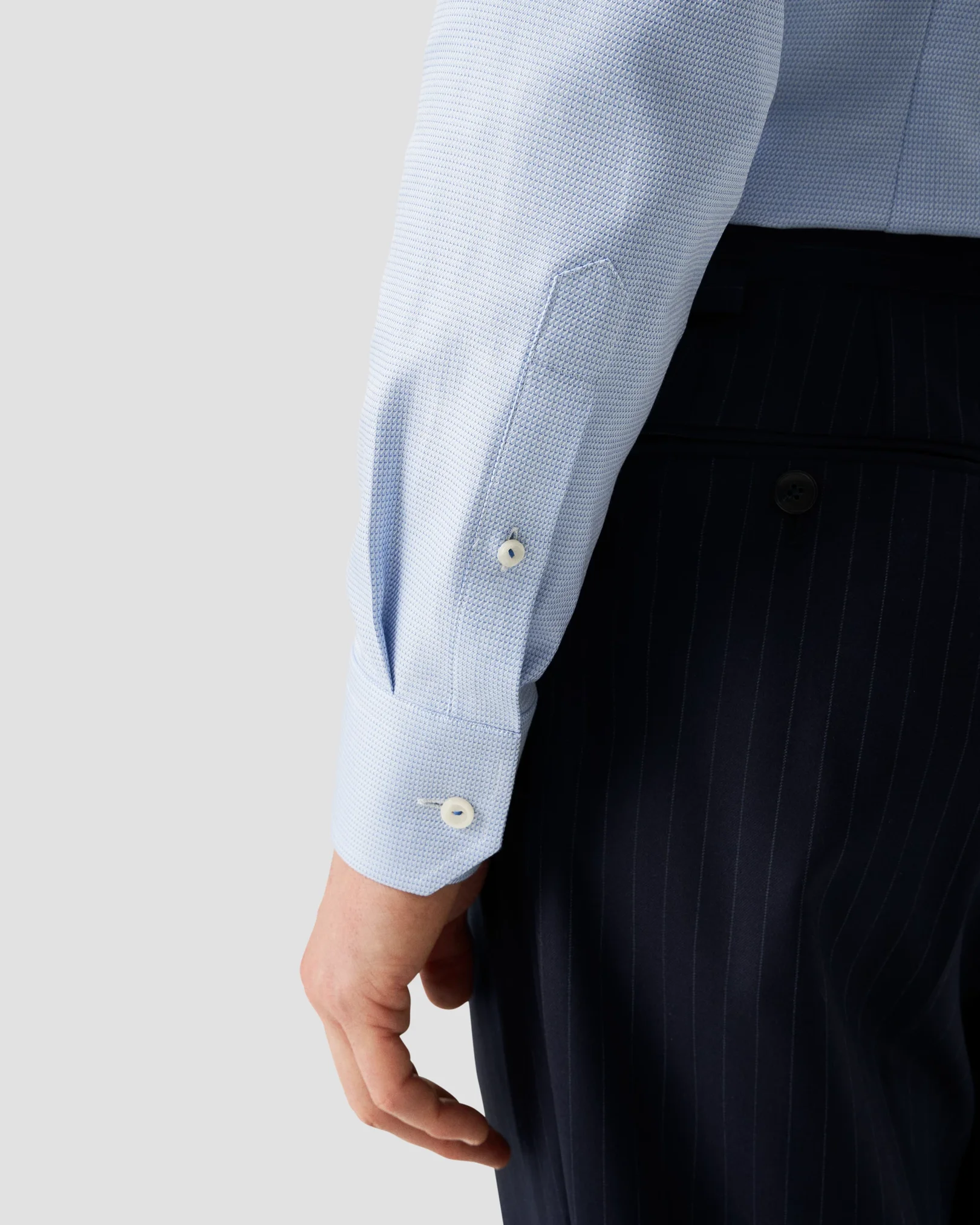Eton - solid extreme cut away collar shirt
