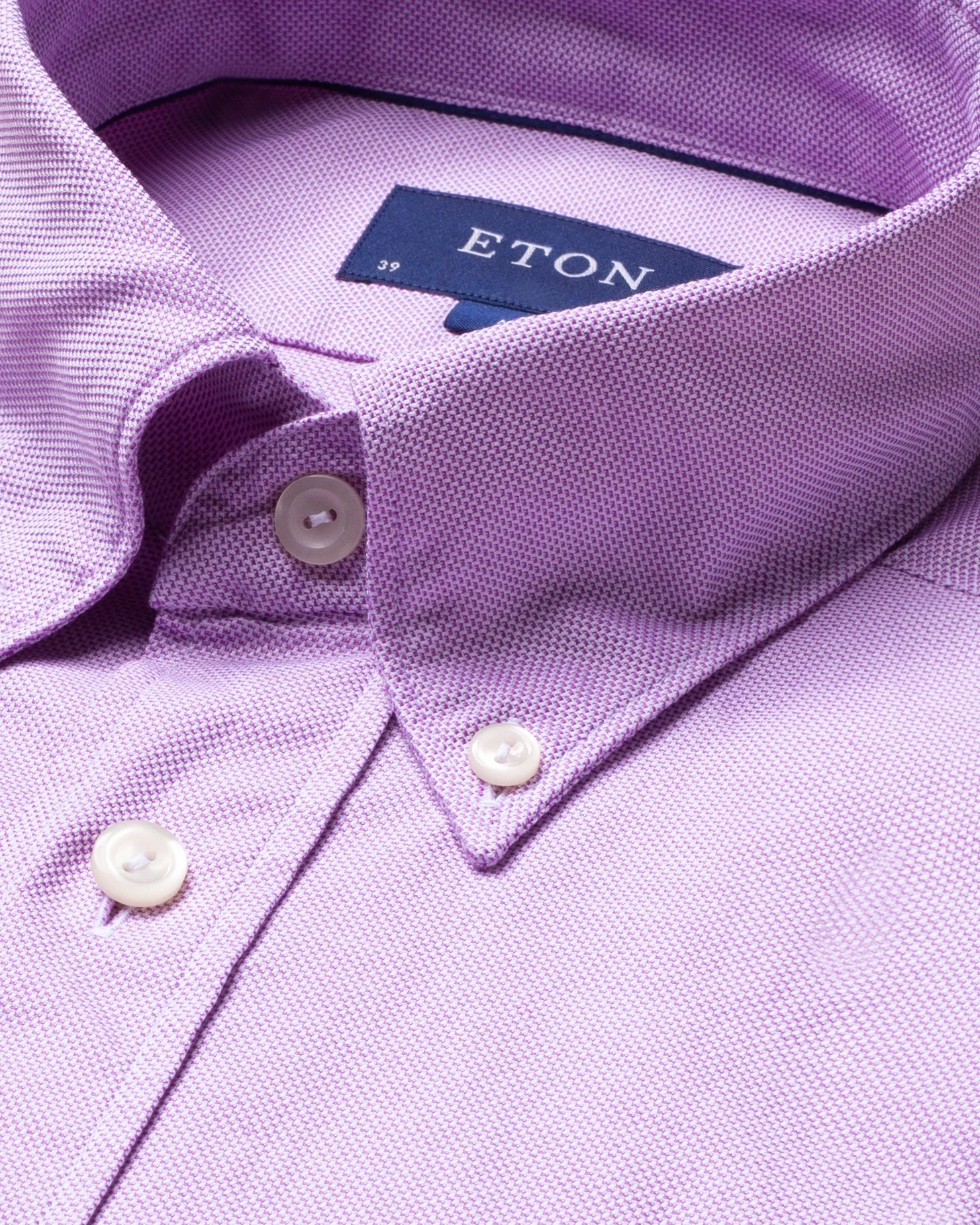 Eton - purple oxford shirt