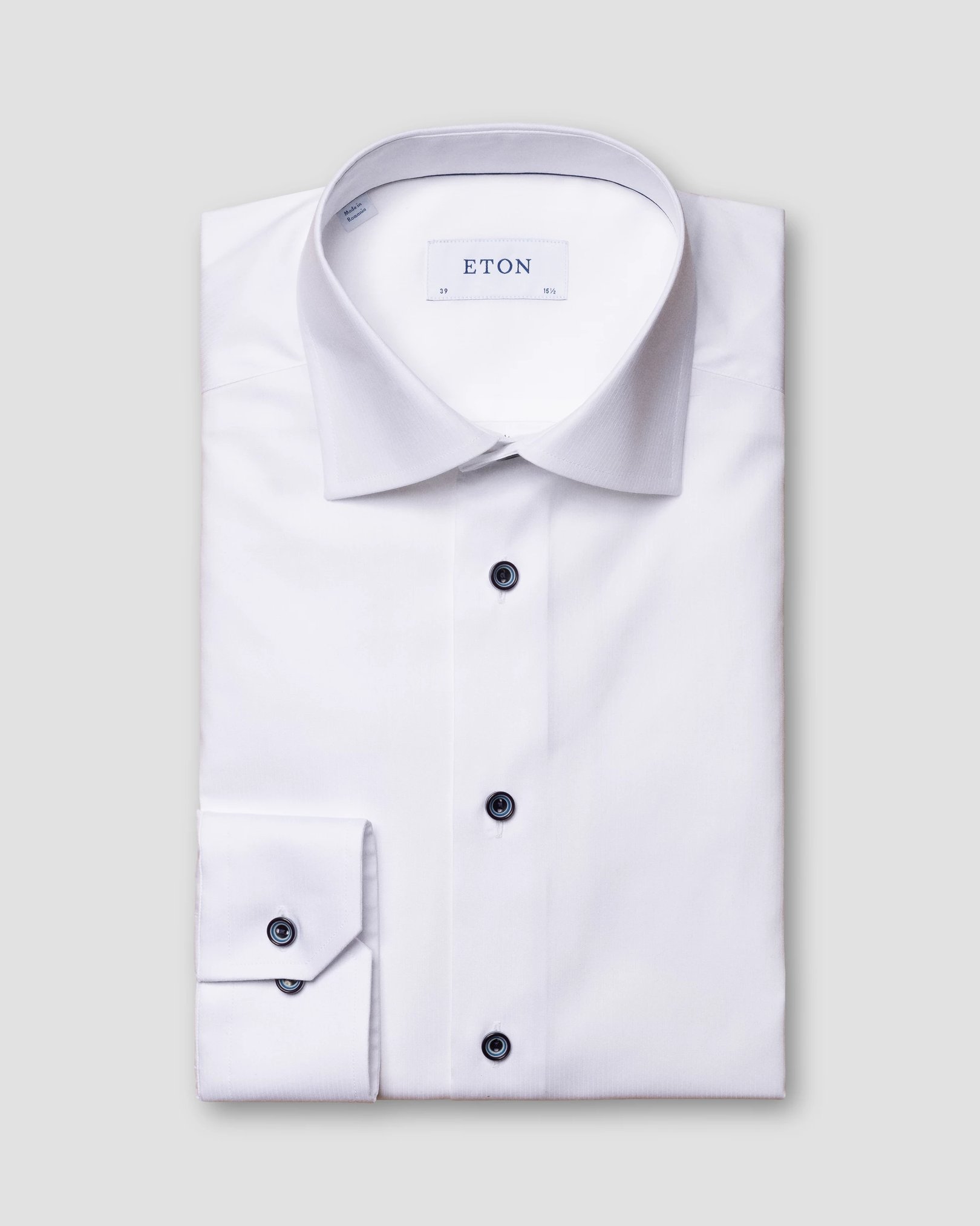 Eton - white twill shirt