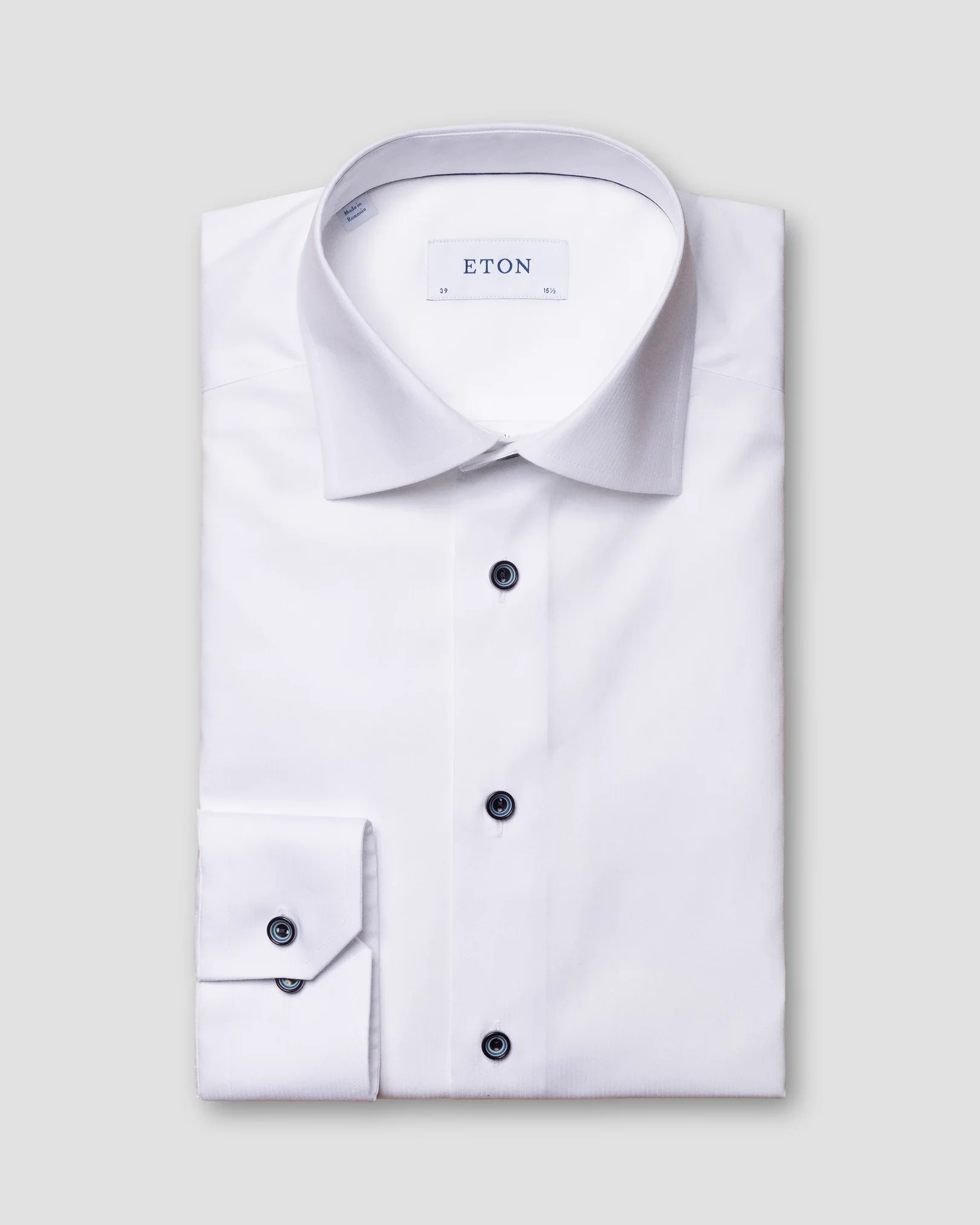 Eton - white twill shirt