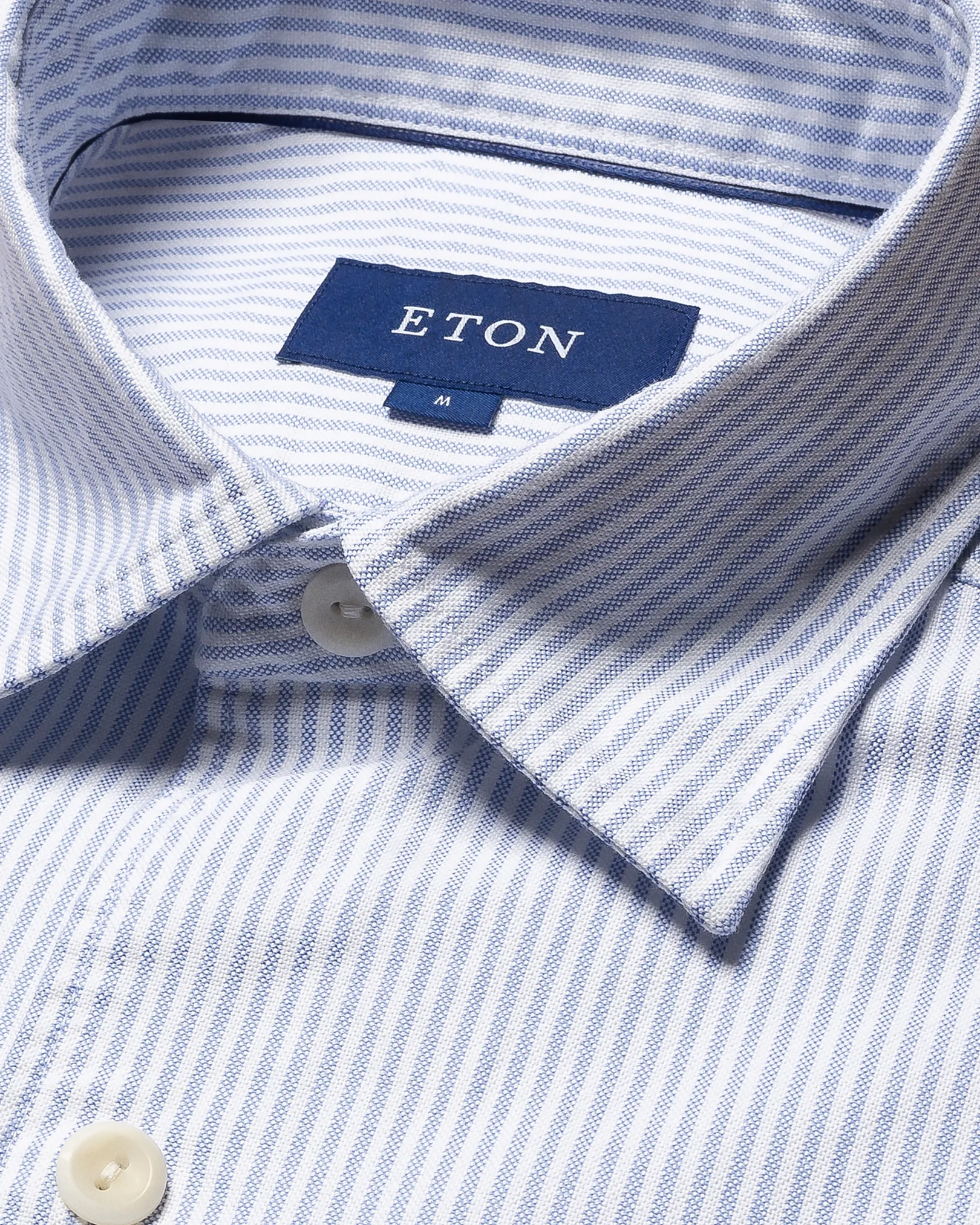 Eton - mid blue oxford overshirt