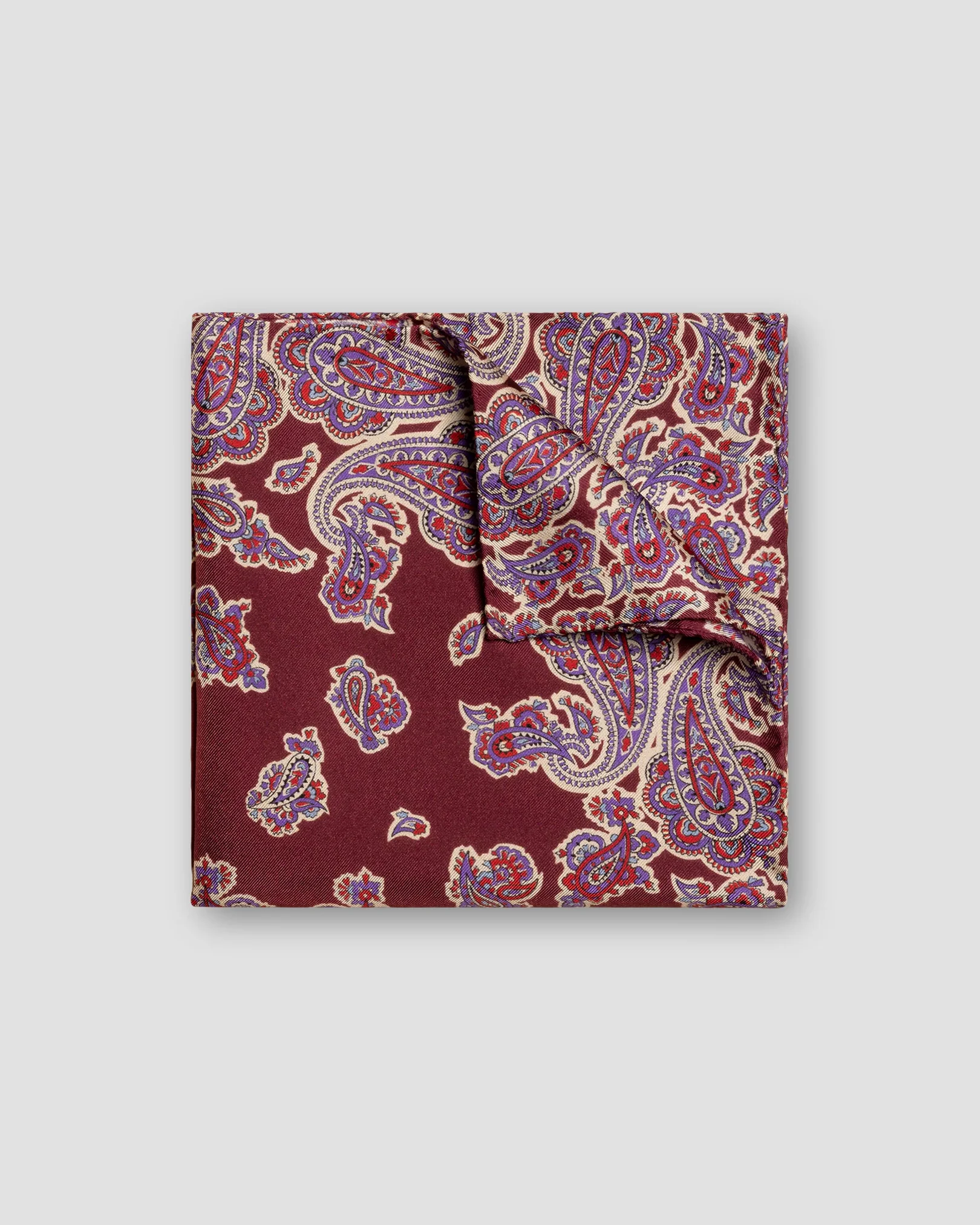 Eton - purple pocket square