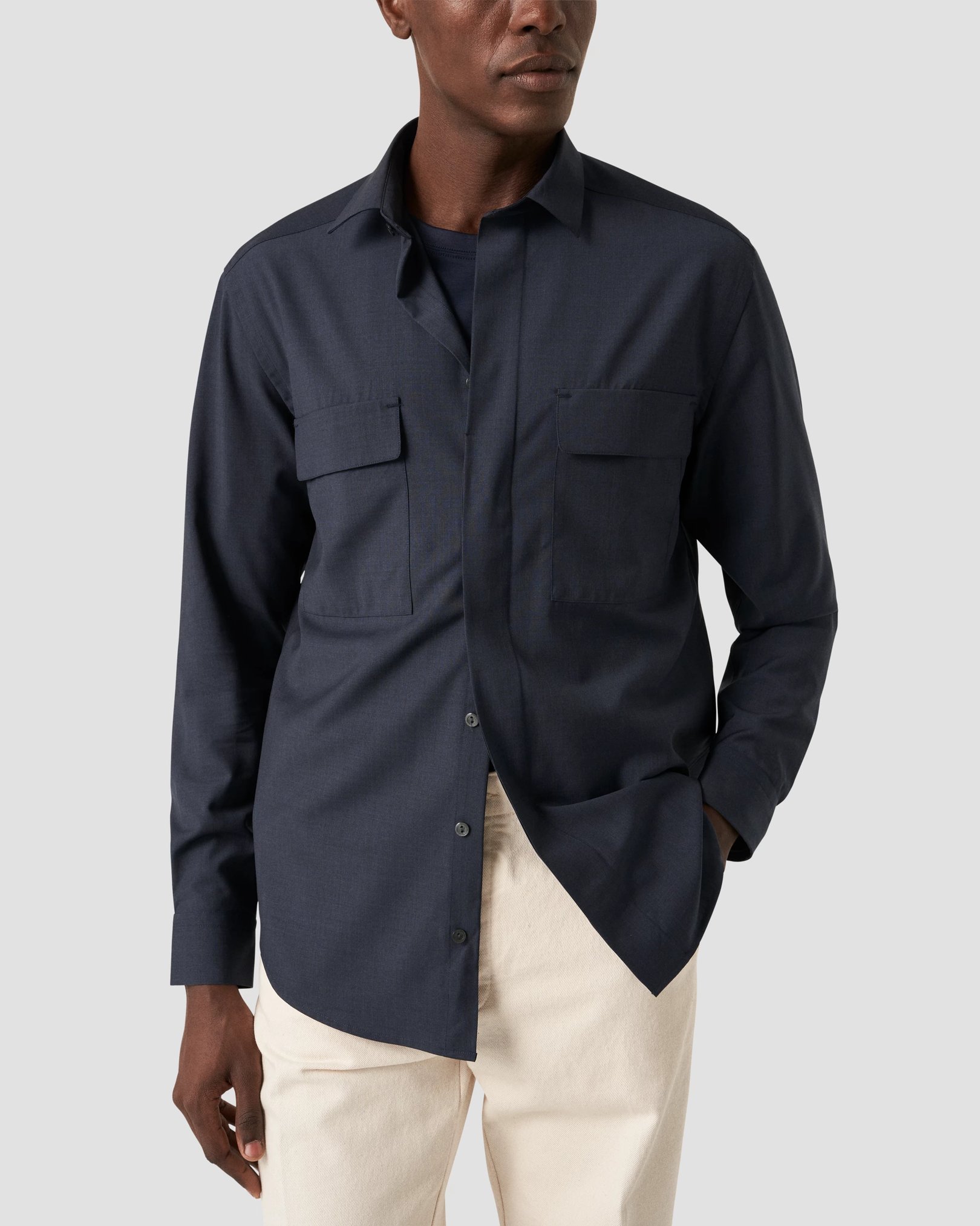 Eton - merino overshirt