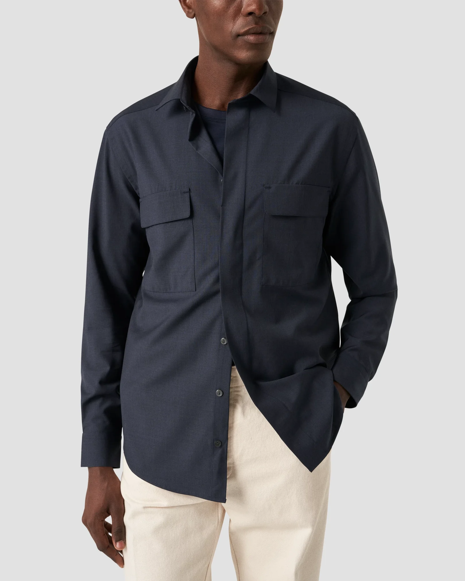Eton - merino overshirt