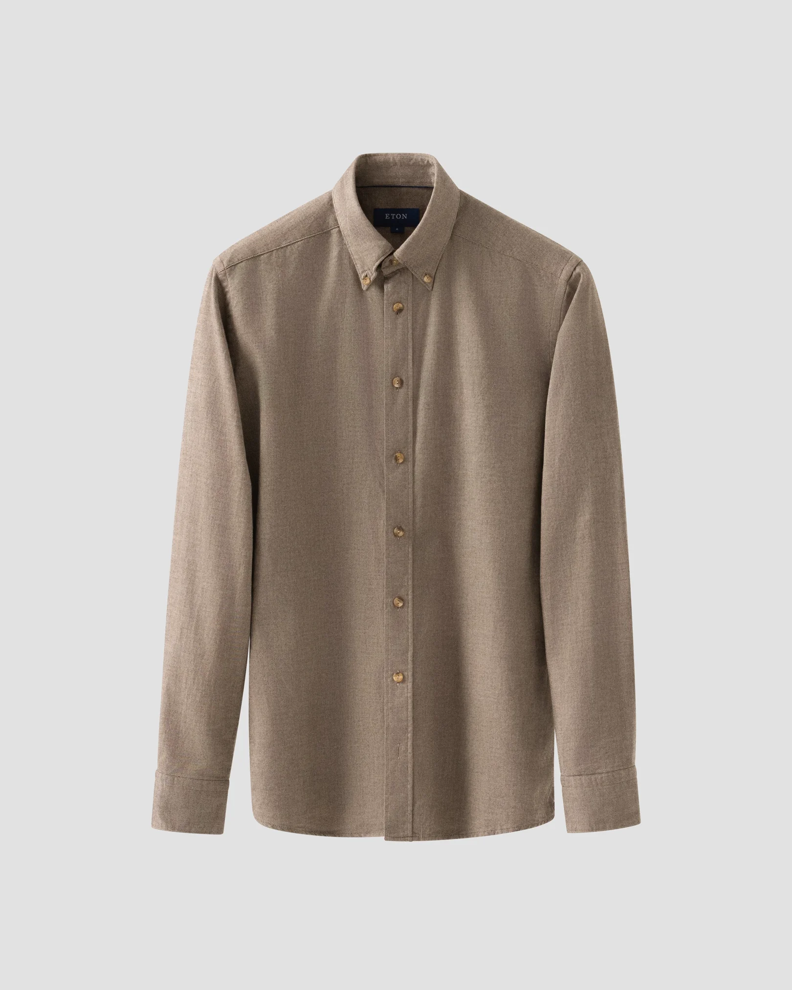 Eton - Brown Flannel Shirt