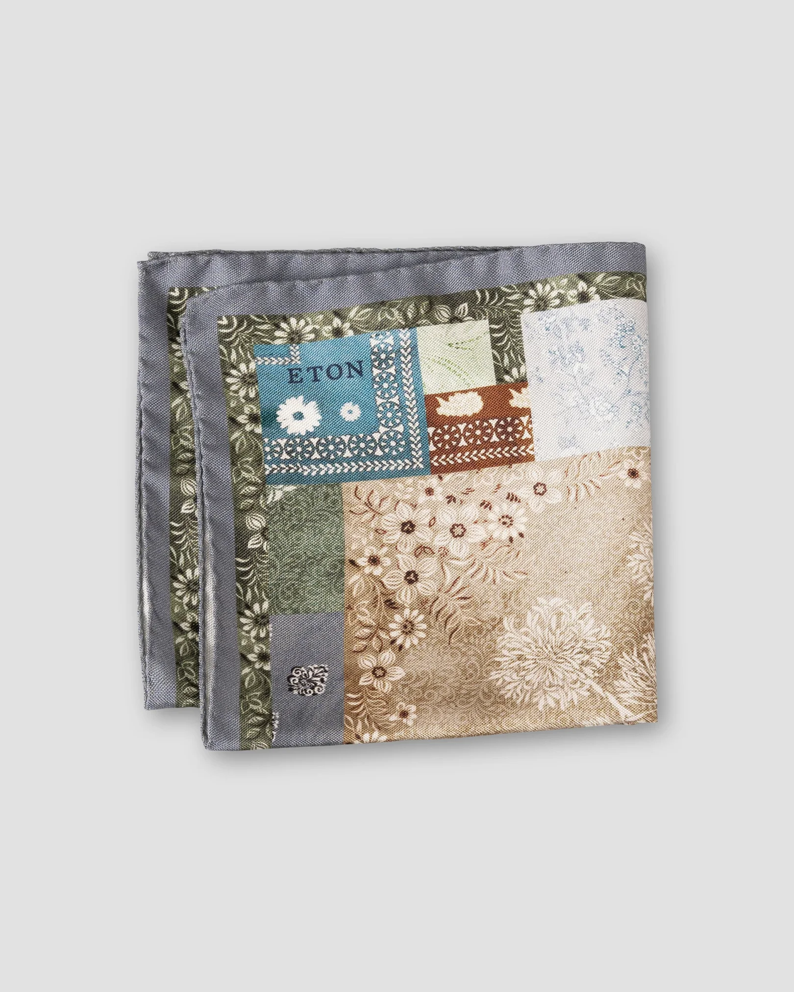 Eton - basketweave pocket square