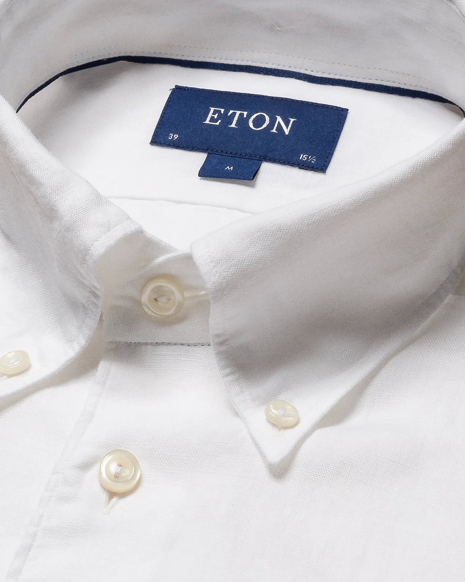 Eton - white linen button down soft