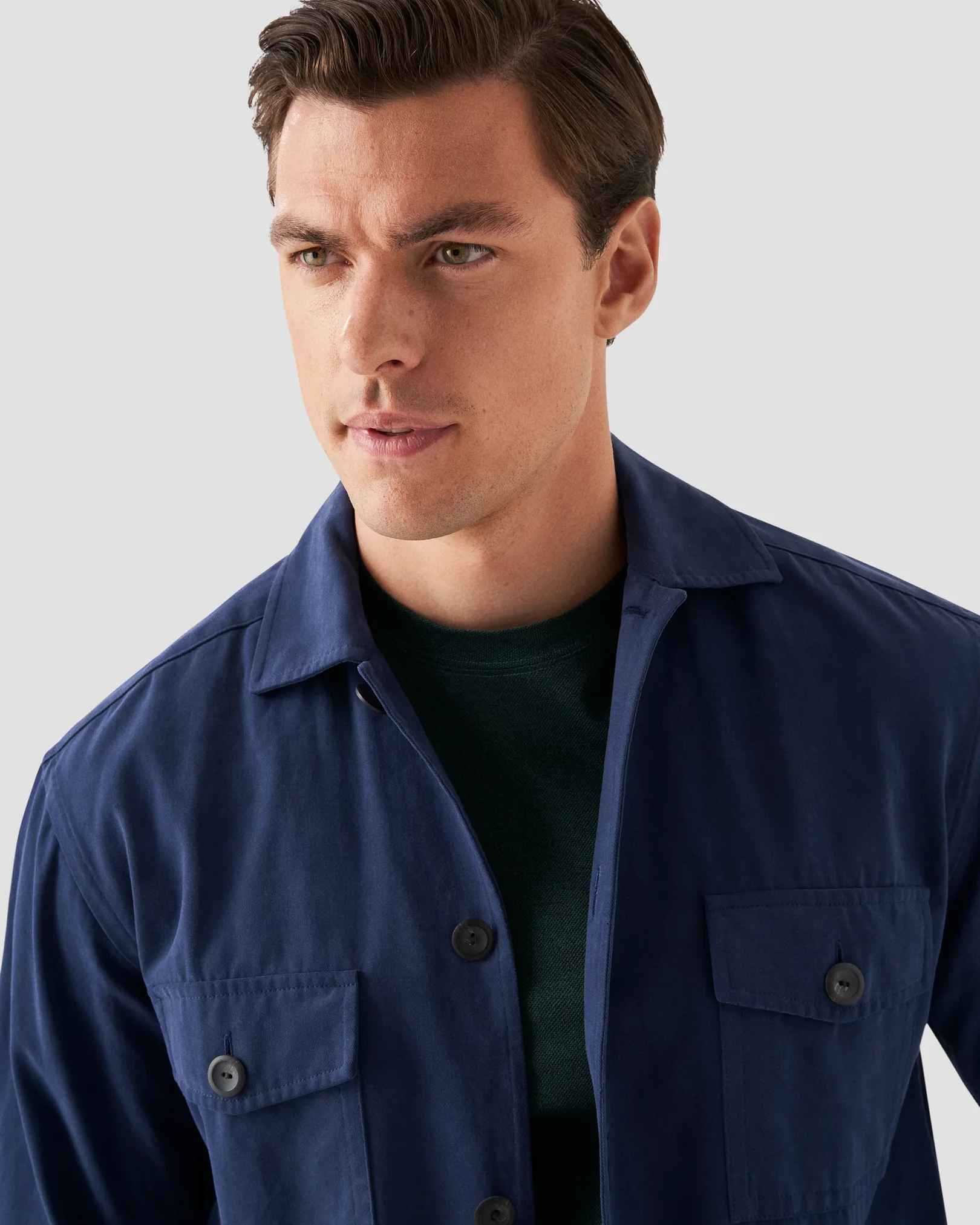 Eton - dark green t shirt