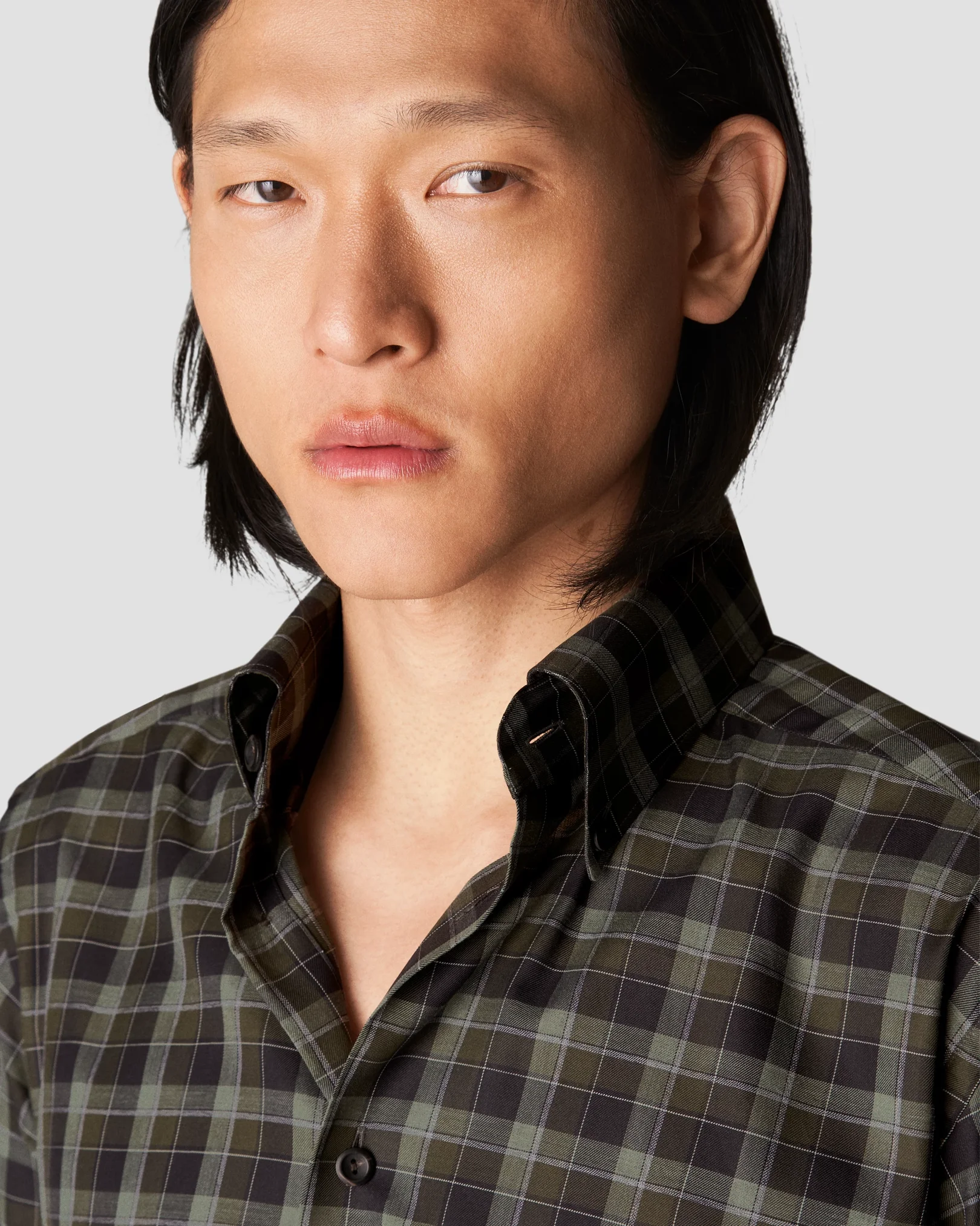 Eton - dark green flannel