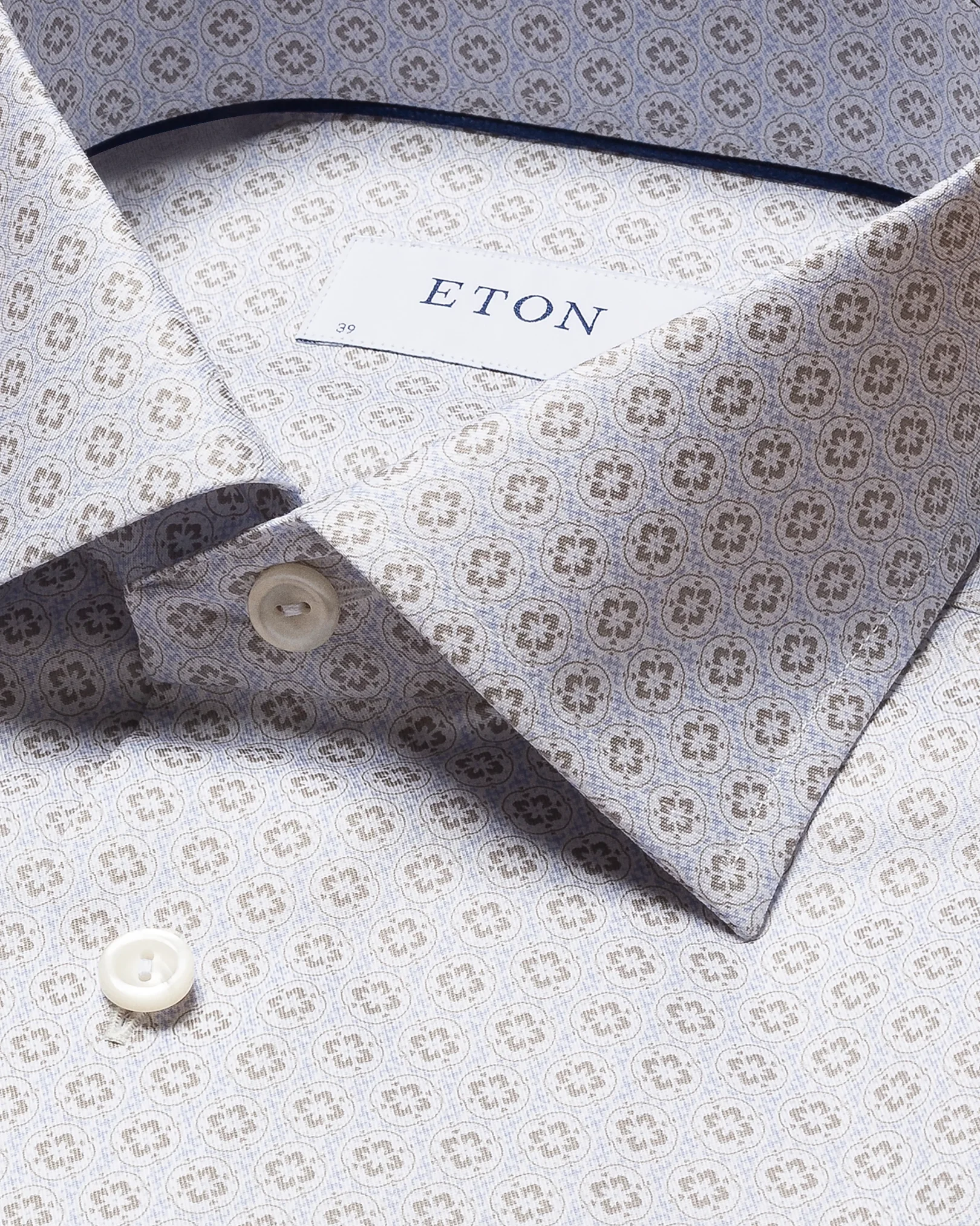Eton - light grey signature twill
