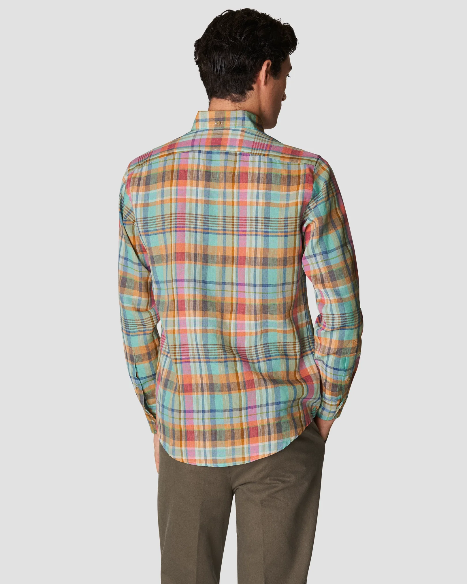 Eton - multi colored linen shirt