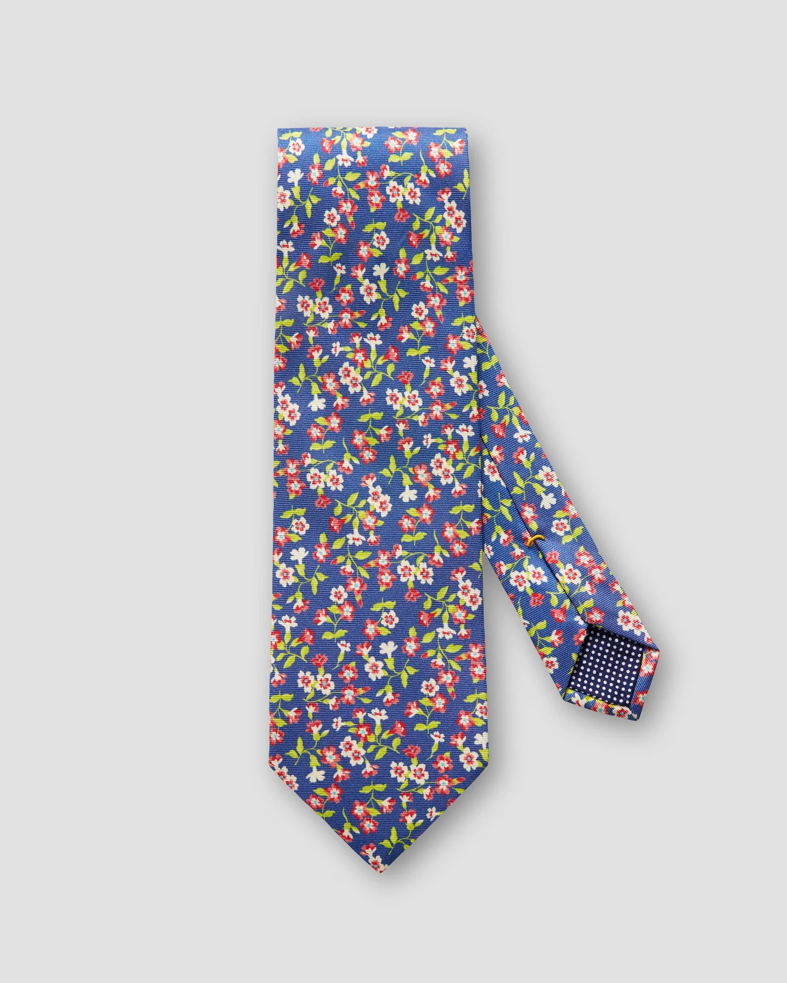 Eton - blue flower silk tie
