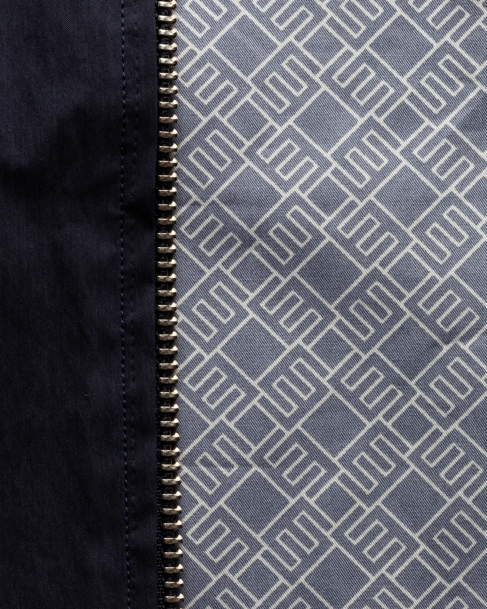 Eton - navy blue cotton and nylon