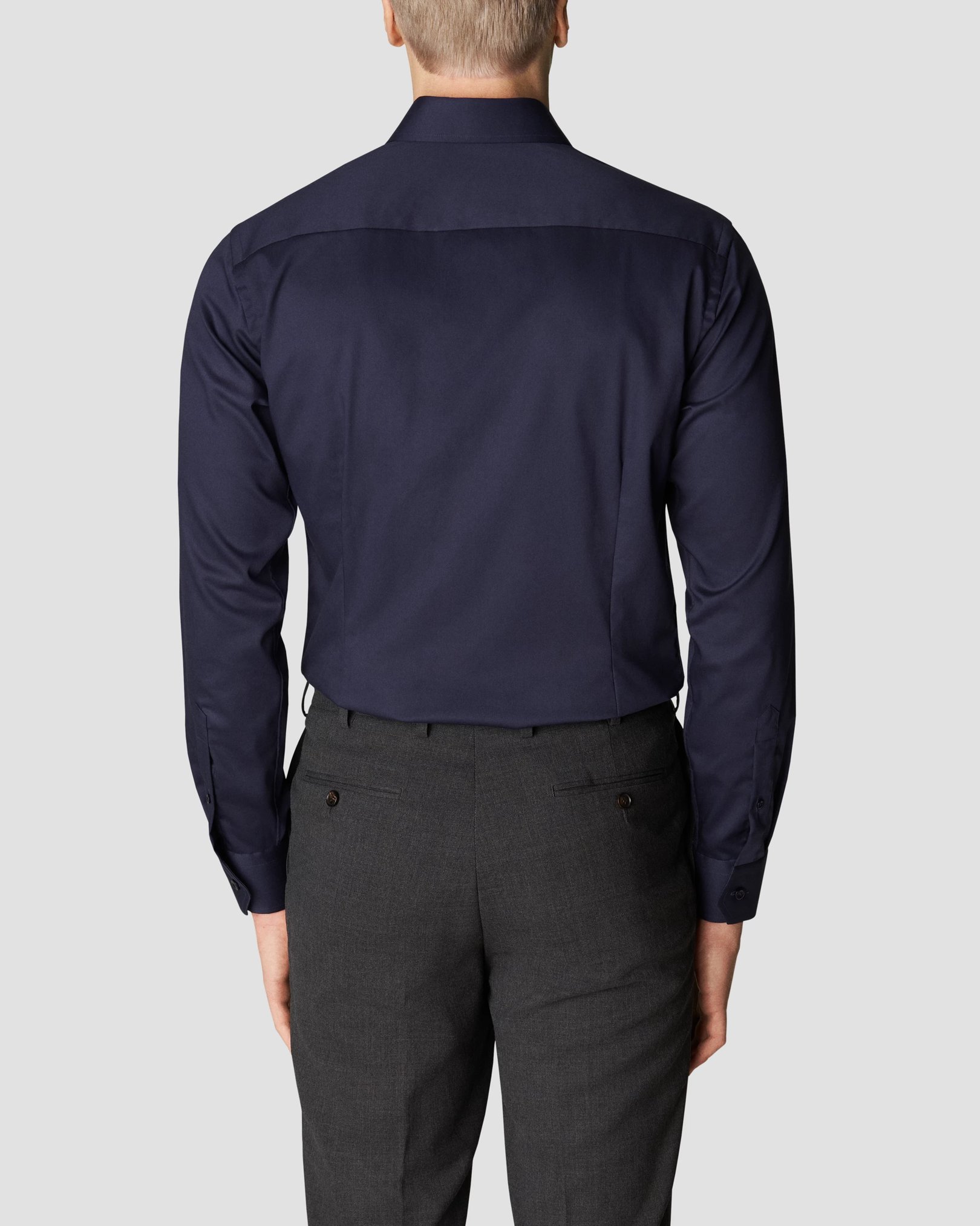 Eton - navy blue twillstretch