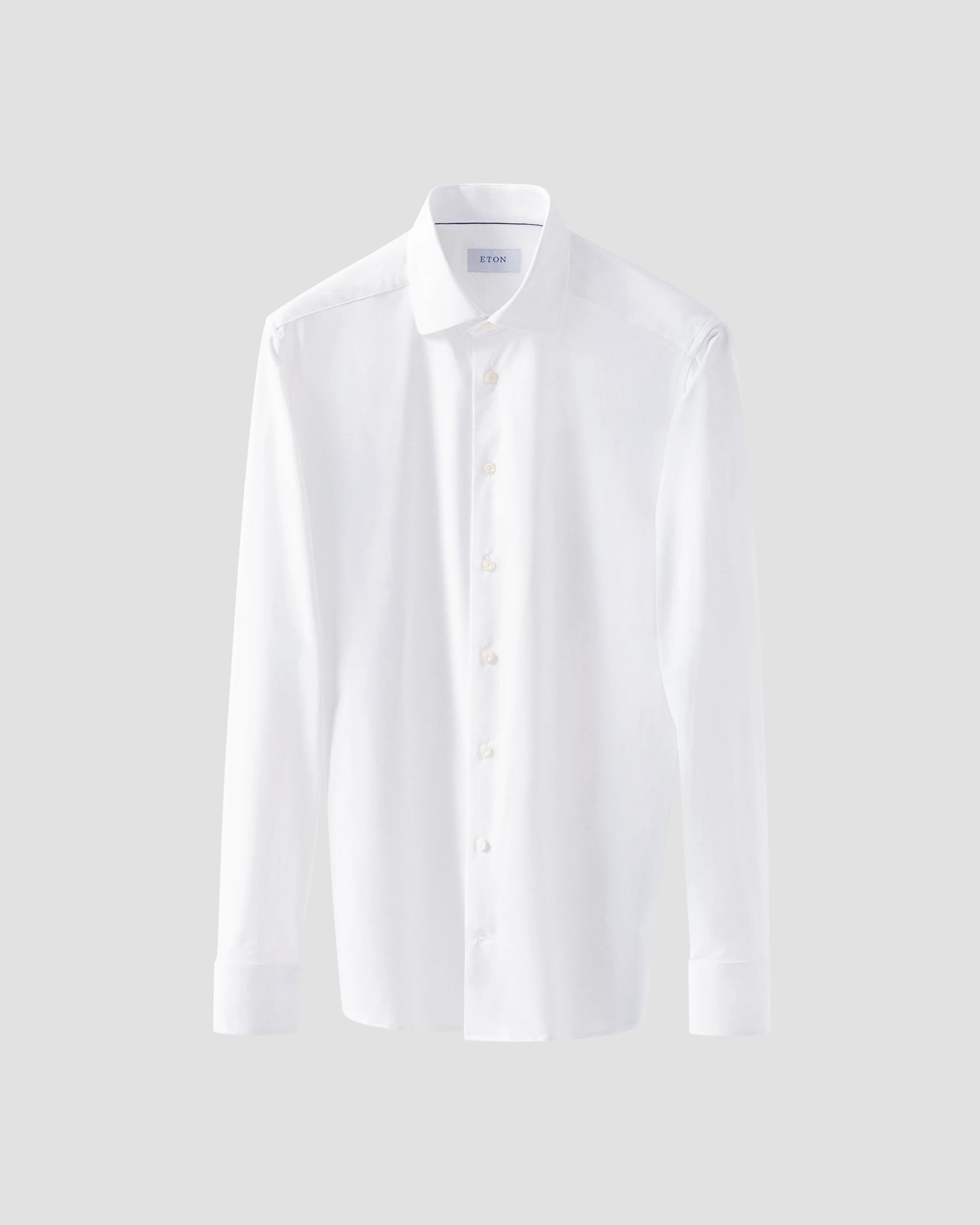 Eton - white four way stretch cut away