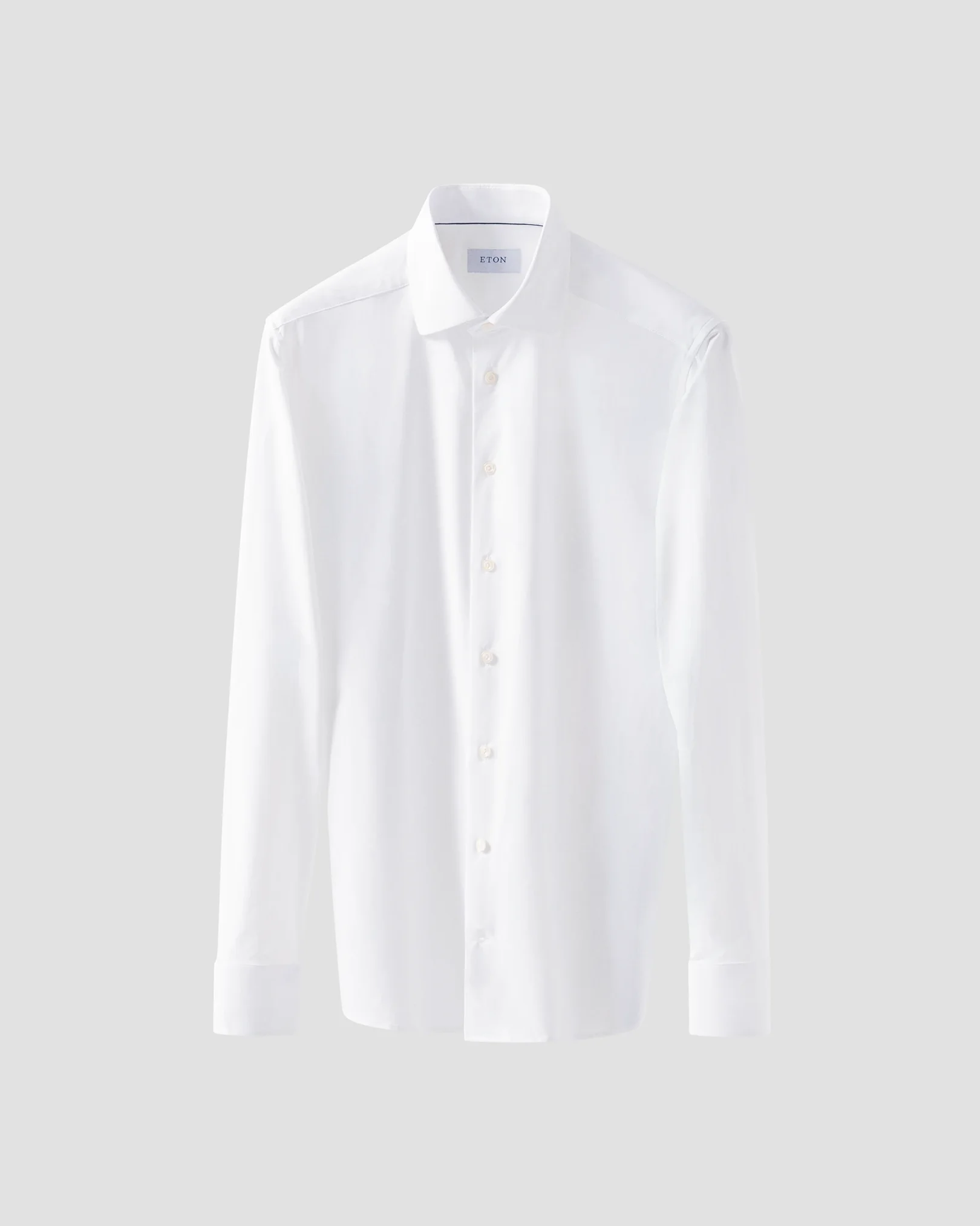Eton - white four way stretch cut away