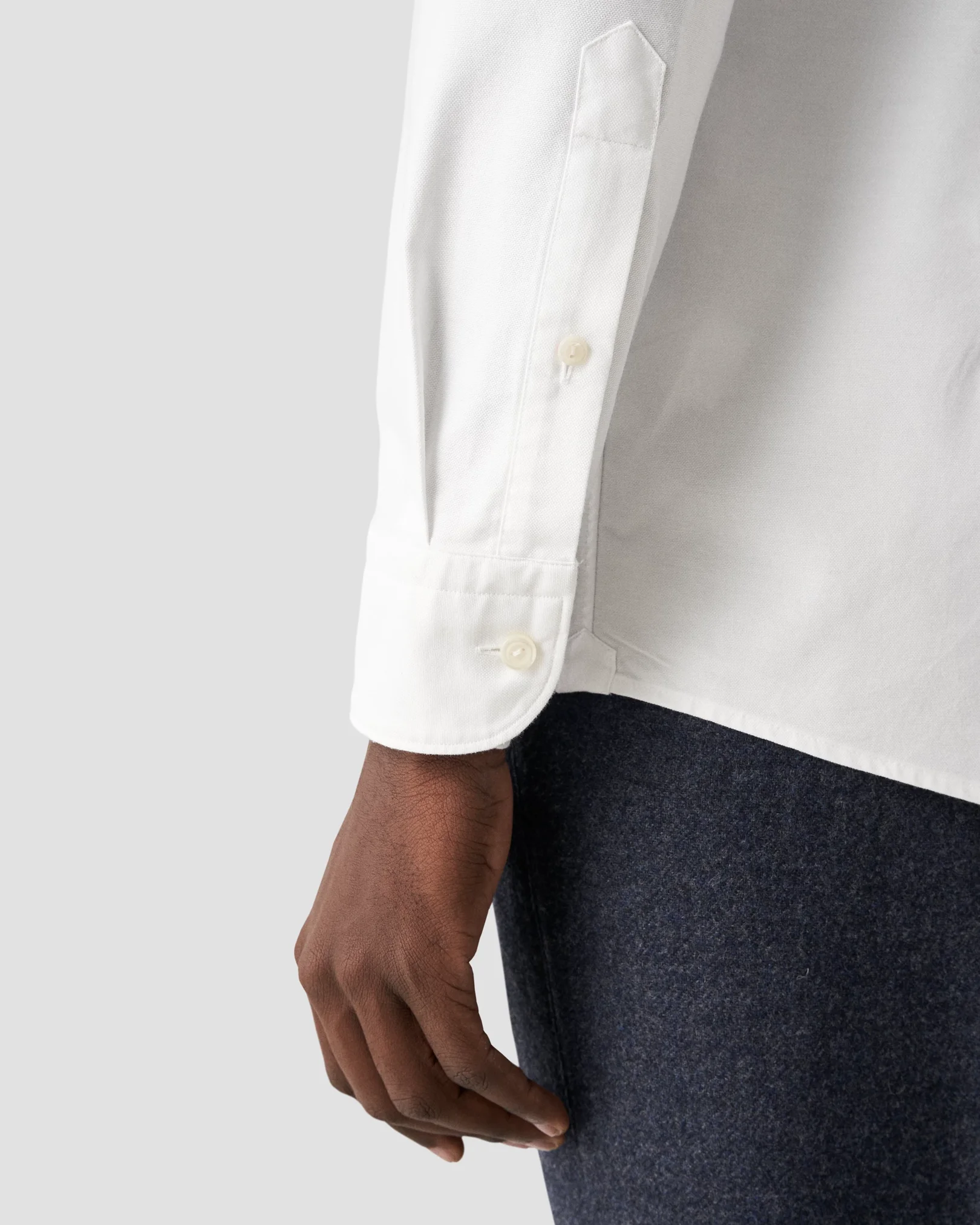 Eton - button down white oxford